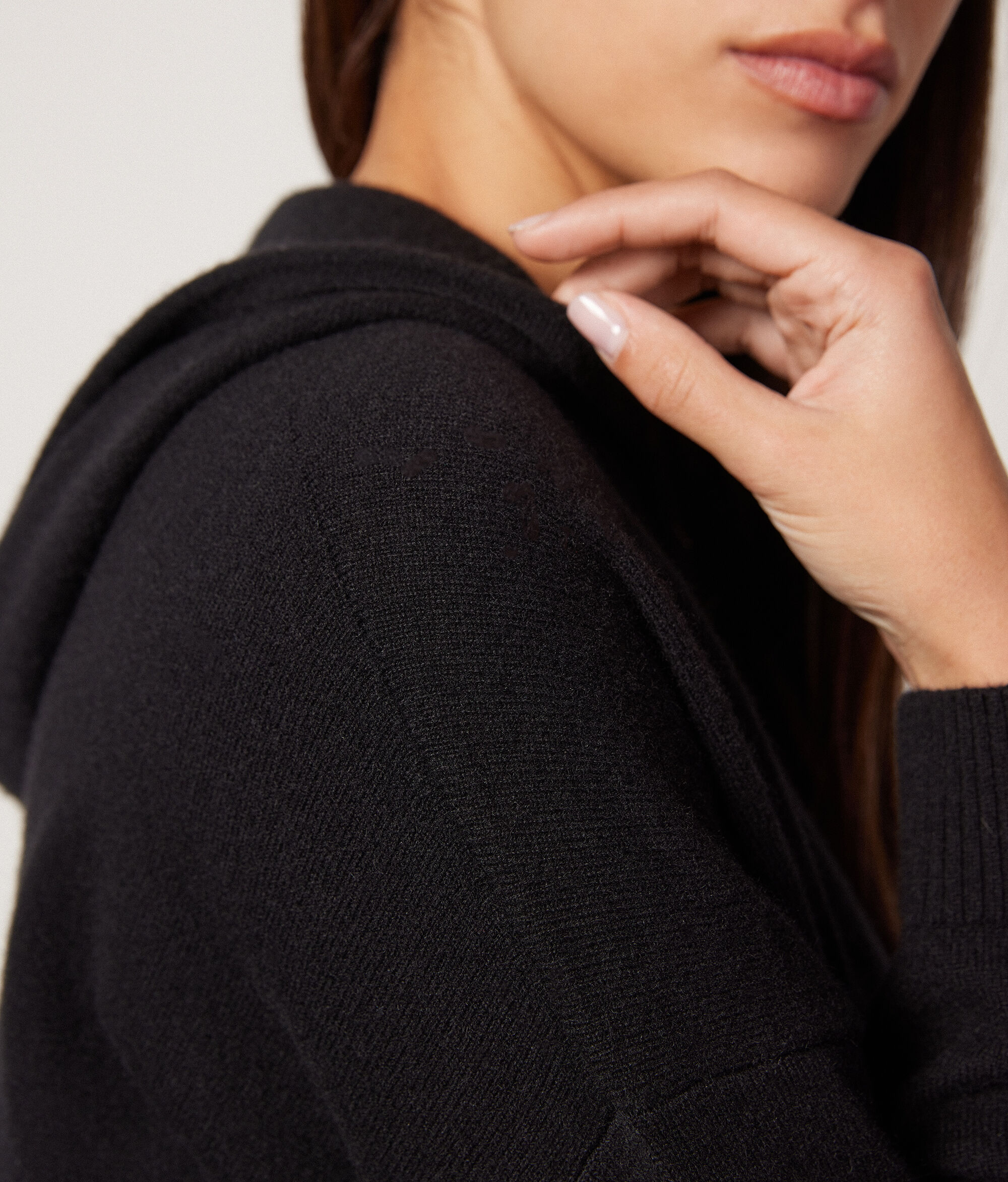 Hooded Ultrasoft Cashmere Sweatshirt