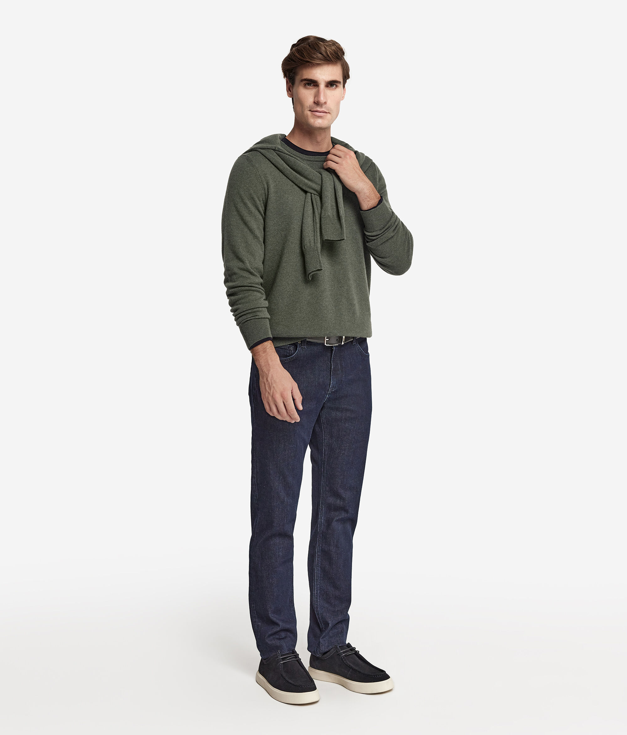 Sweter z Okrągłym Dekoltem z Kaszmiru Ultrasoft