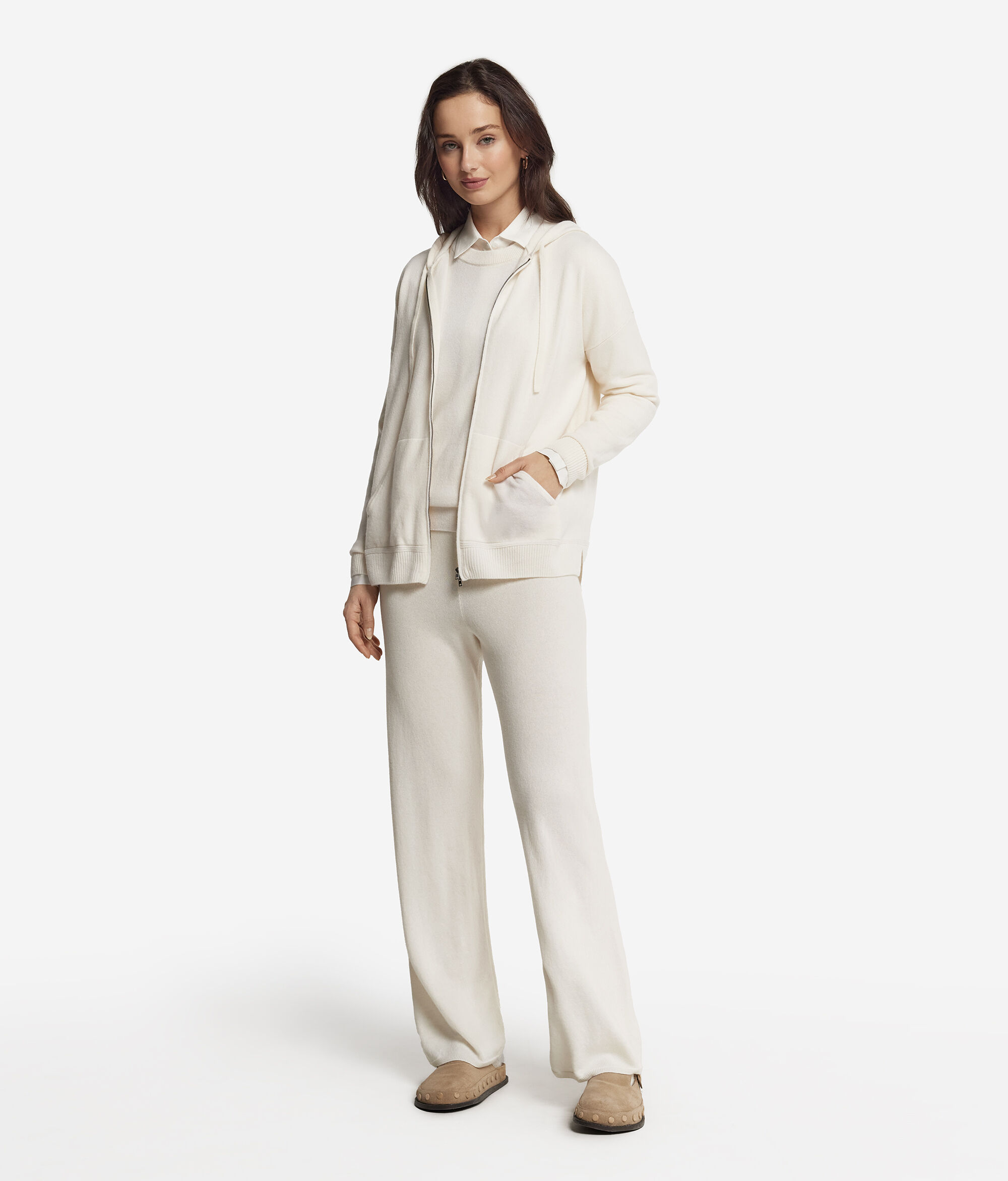 Ultrasoft Cashmere Hooded Sweatshirt