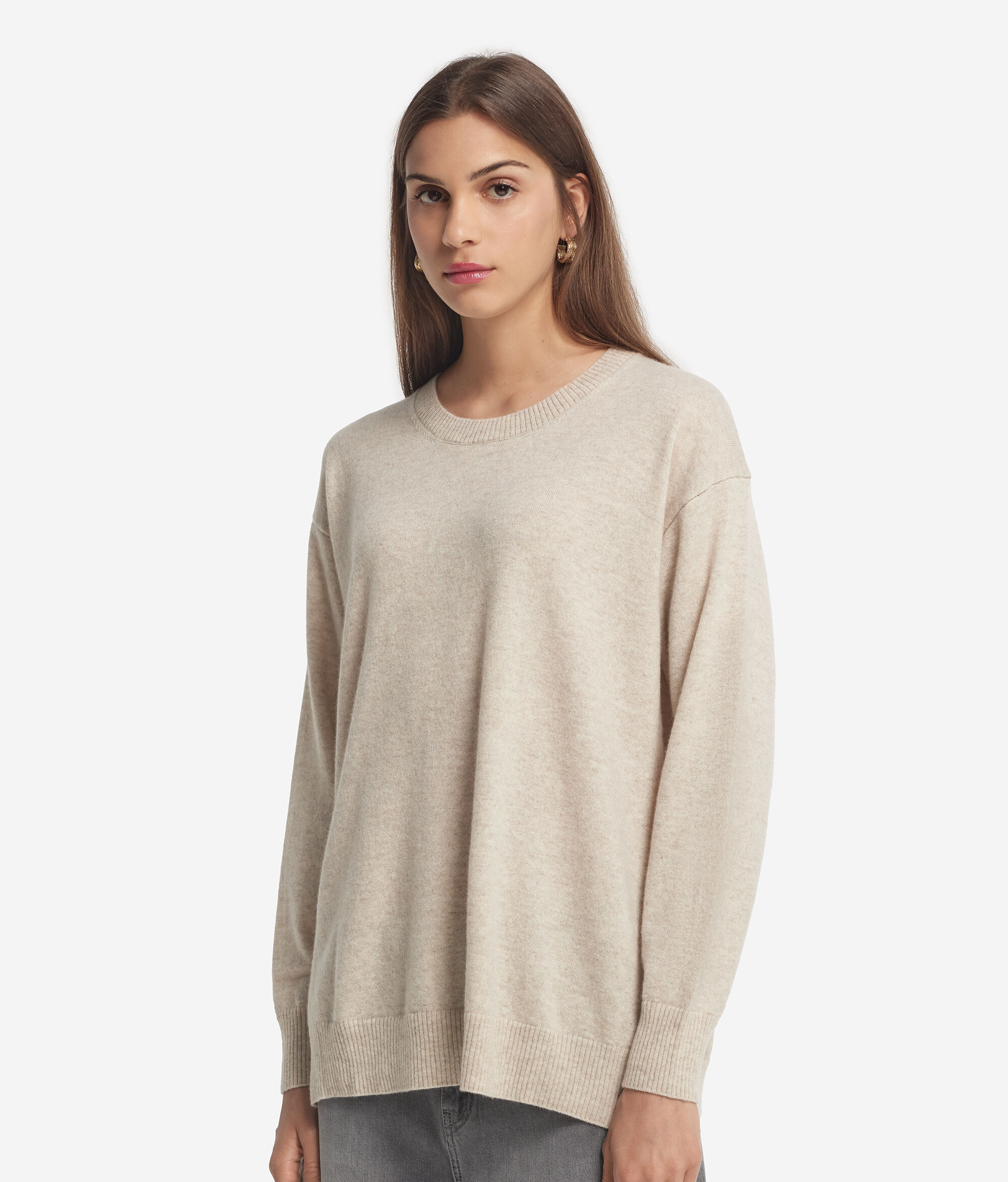 Ultrasoft Cashmere jumper with slits