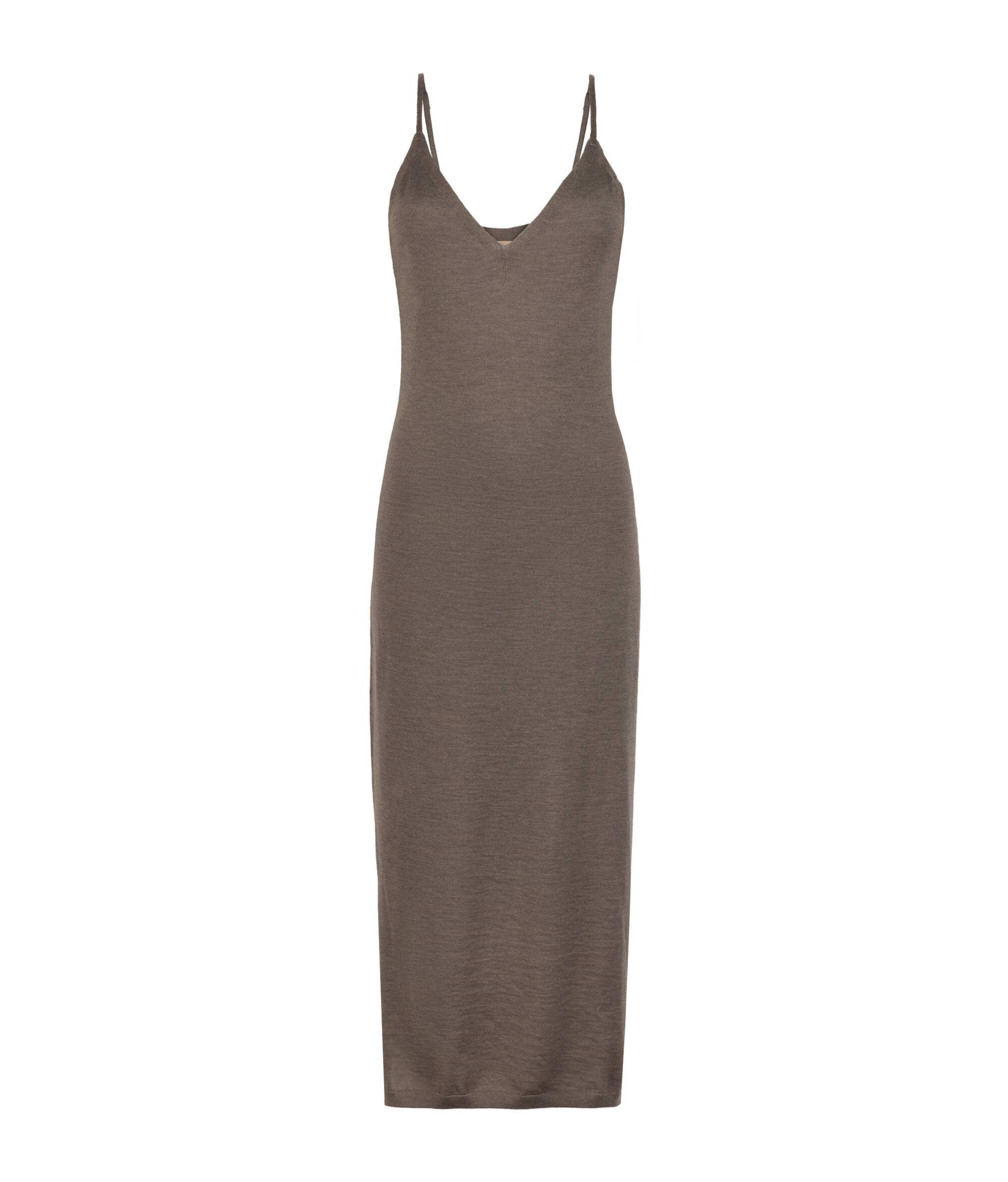 Vestido com Efeito Saiote em Ultrafine Cashmere