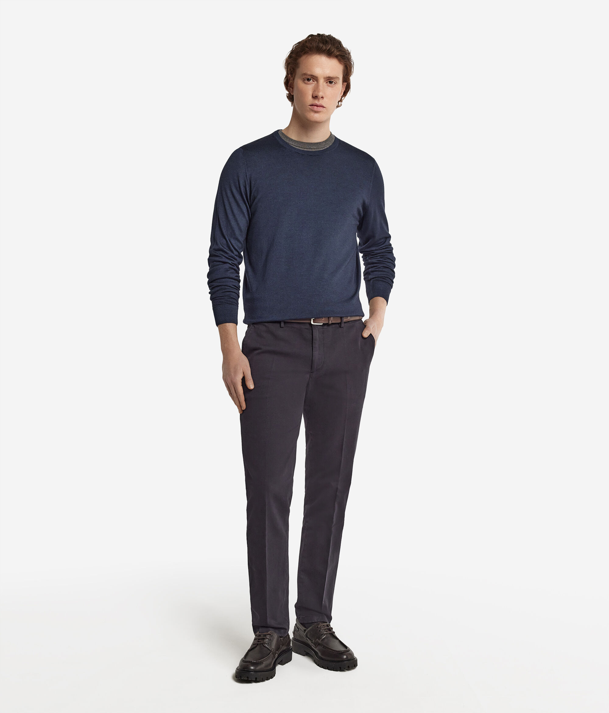 Μπλούζα με Στρογγυλή Λαιμόκοψη από Ultrafine Cashmere
