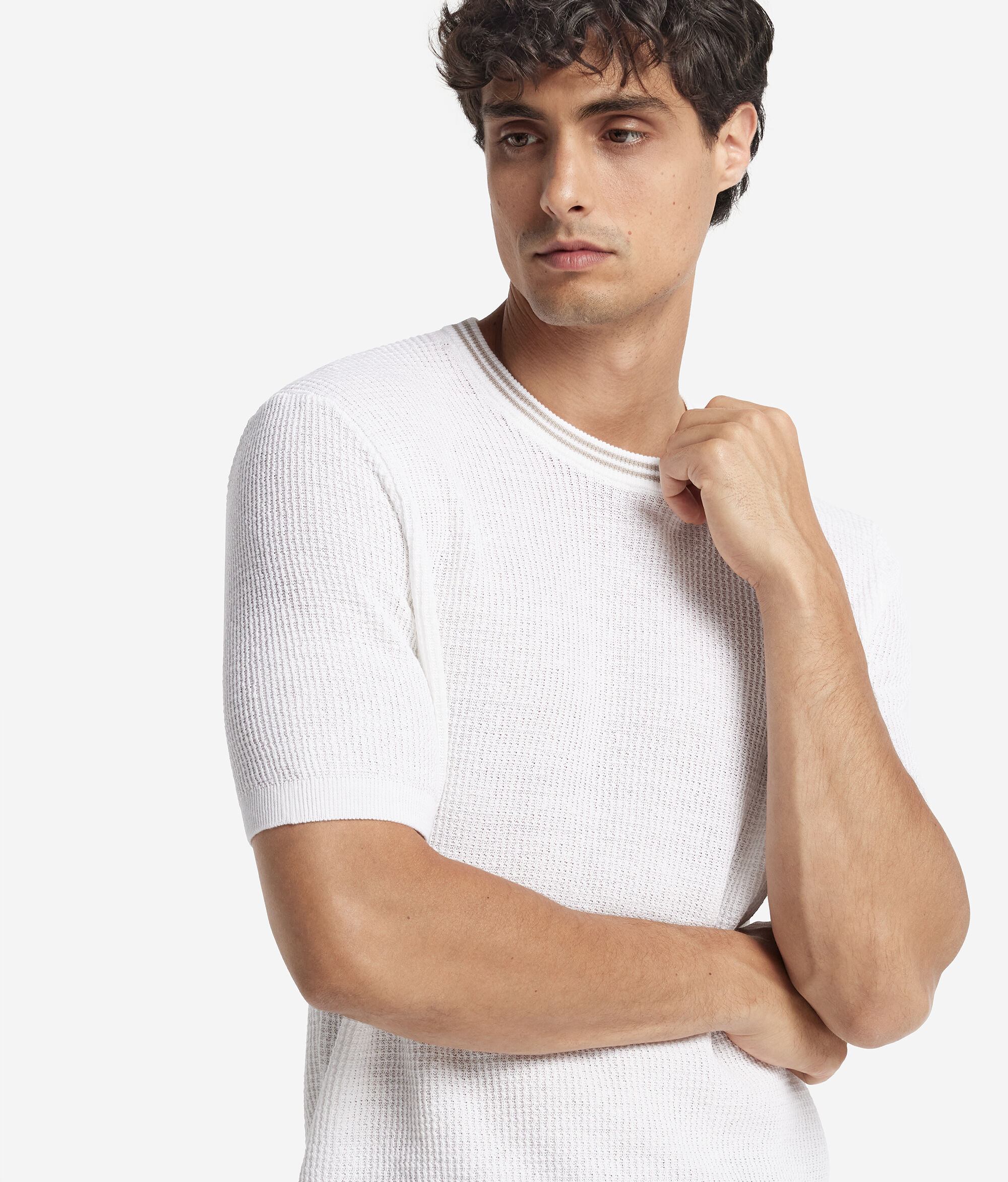 Waffle Knit T-Shirt