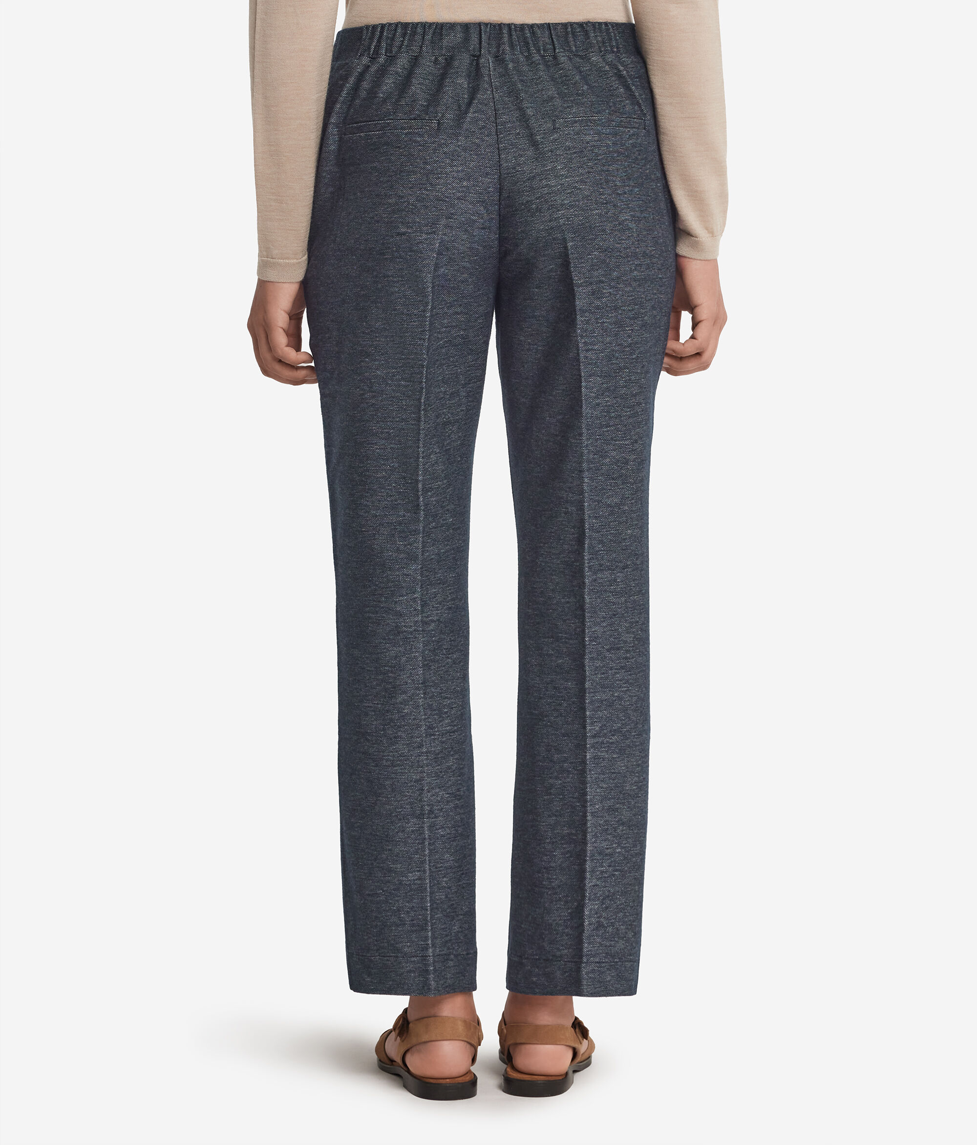 Denim Jersey Trousers