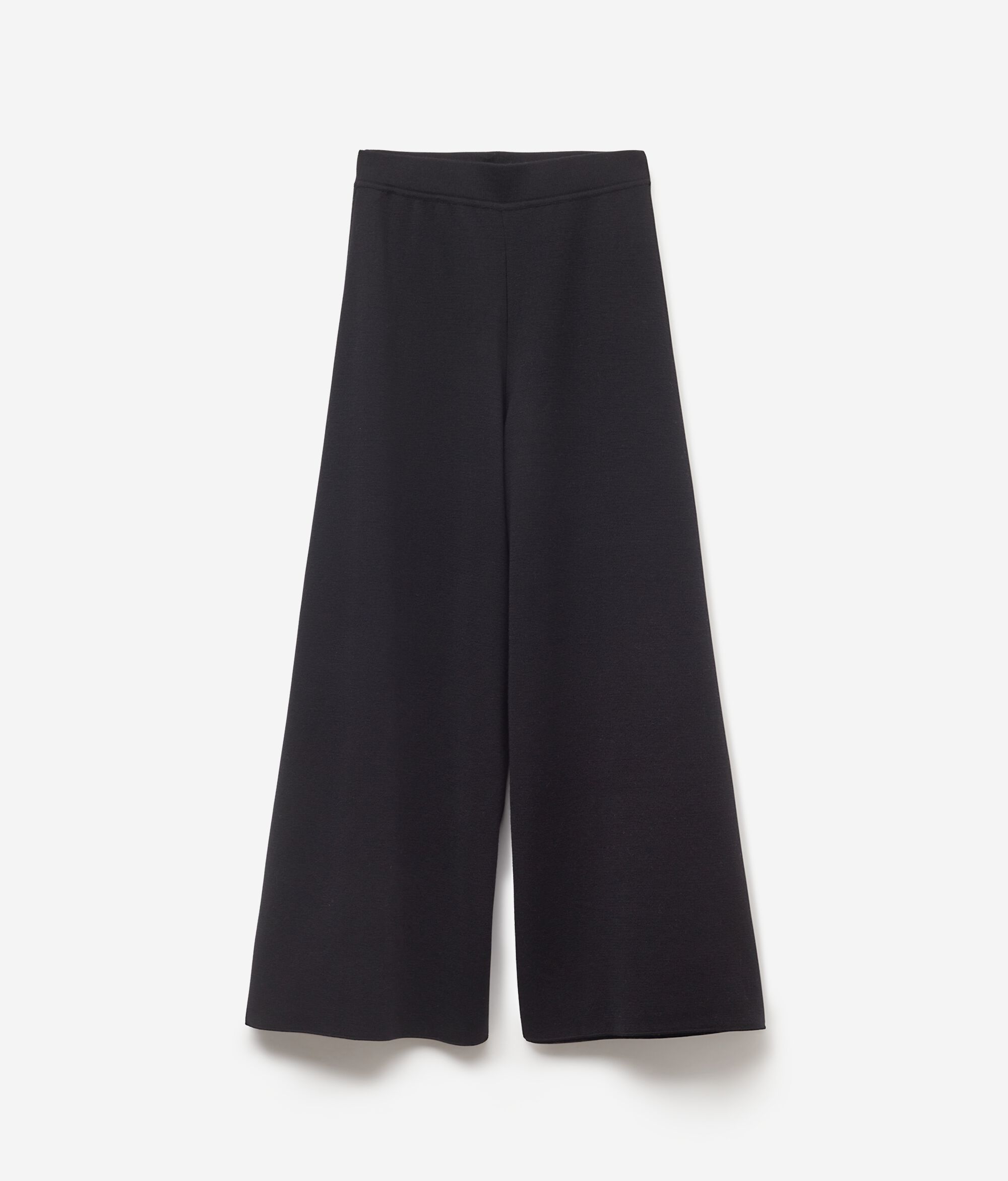 Weite Hose aus Wolle