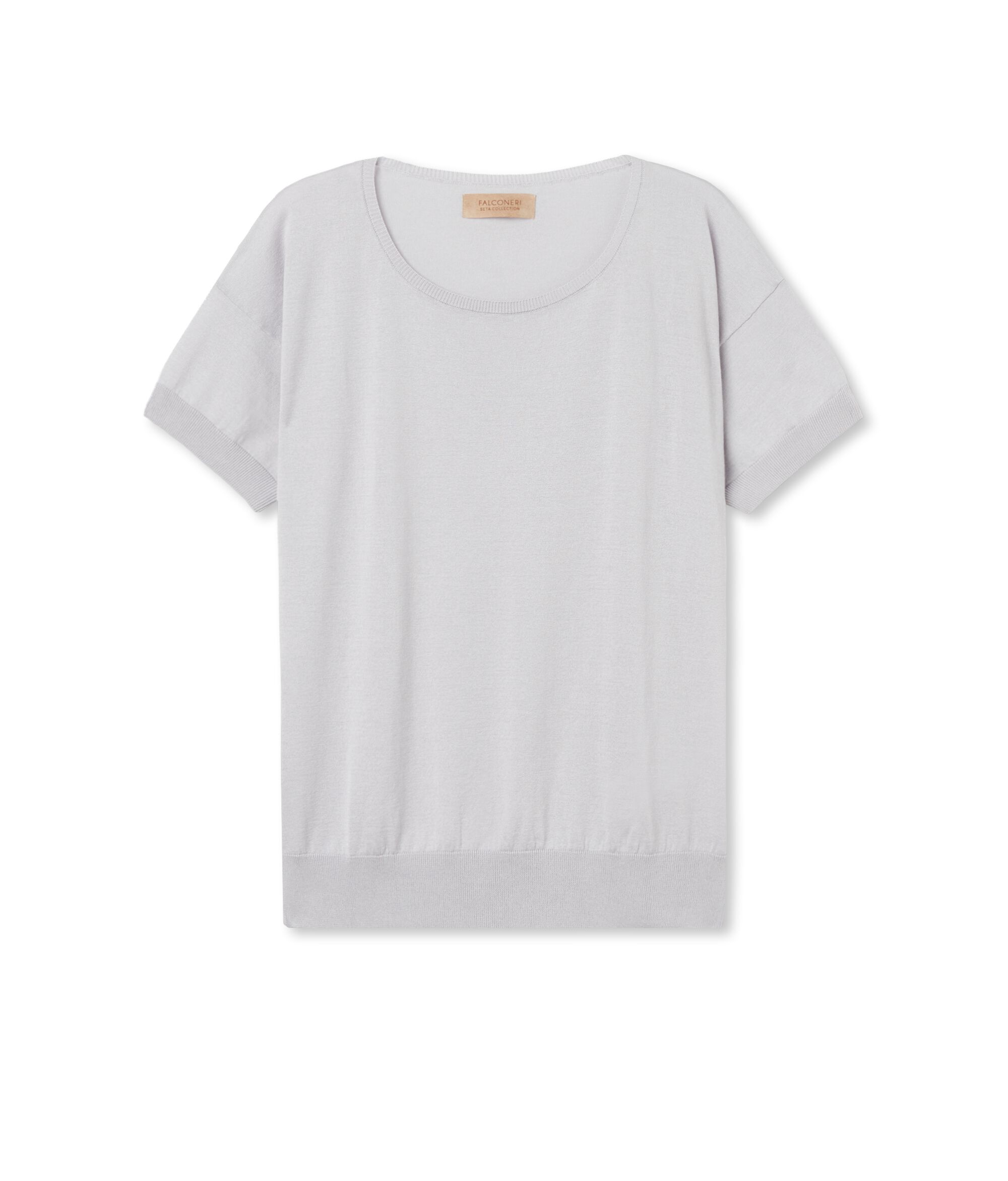 Silk and Cotton Crewneck Sweater