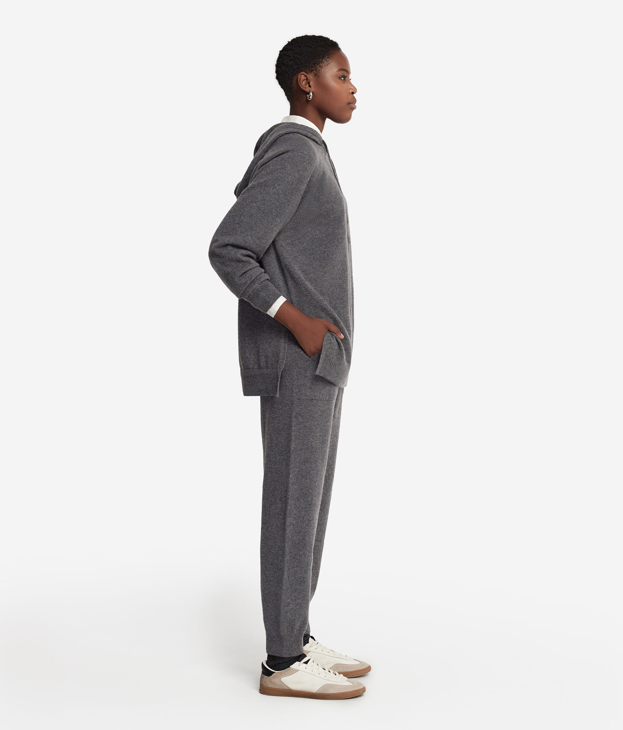 Sweatshirt mit Kapuze aus Kaschmir Ultrasoft