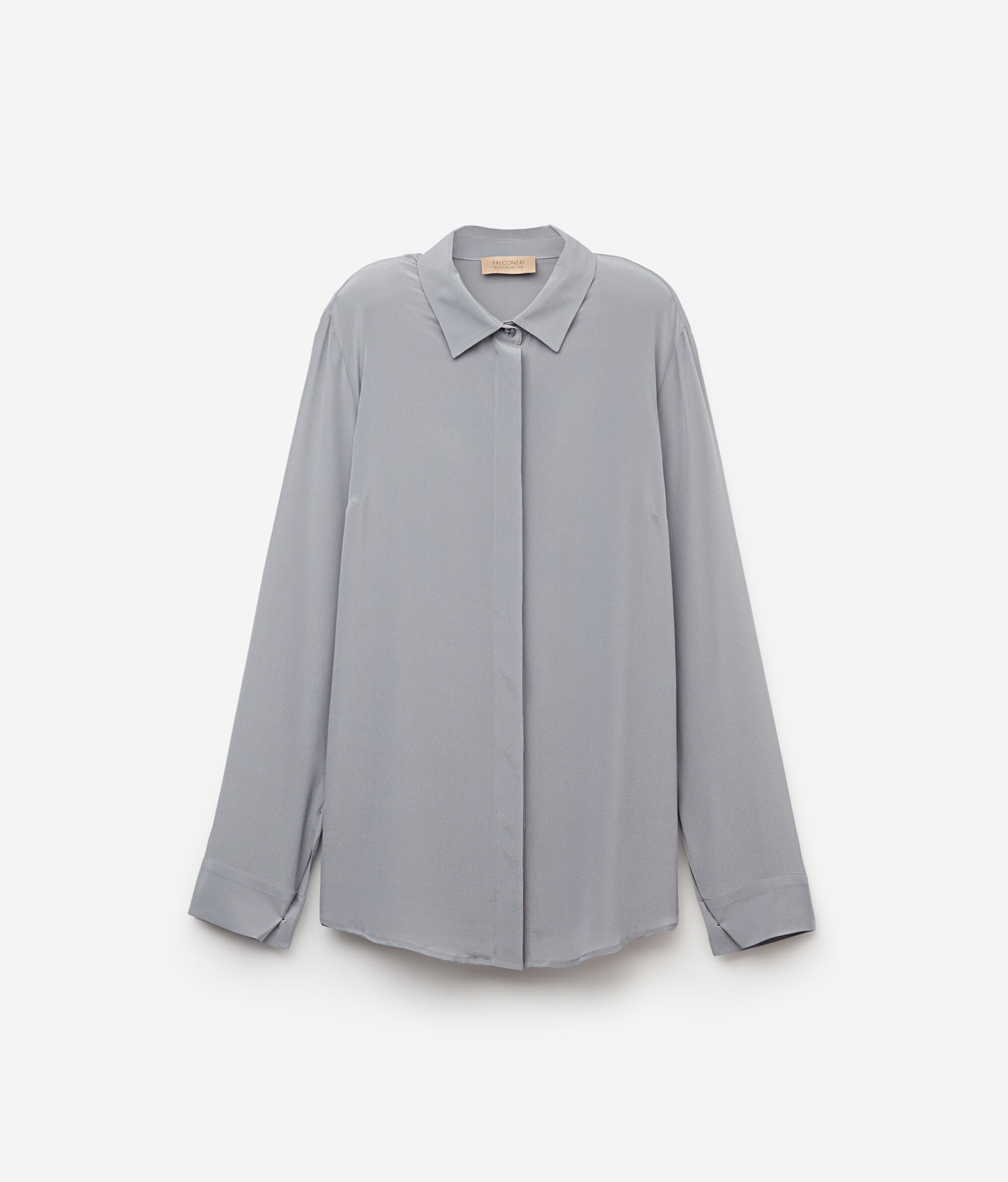 Camicia con Colletto in Seta