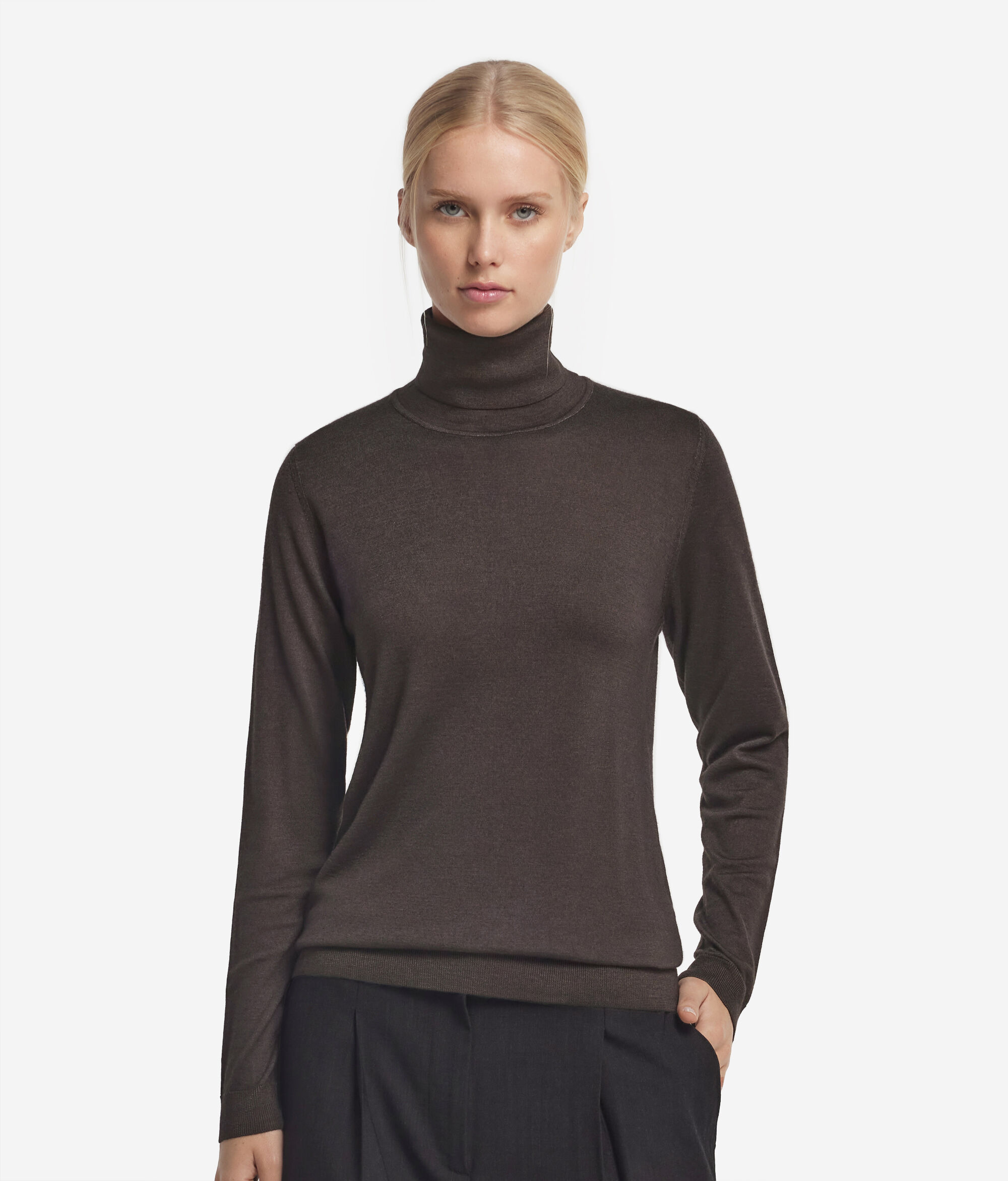 Ultrafine Cashmere Turtleneck Jumper