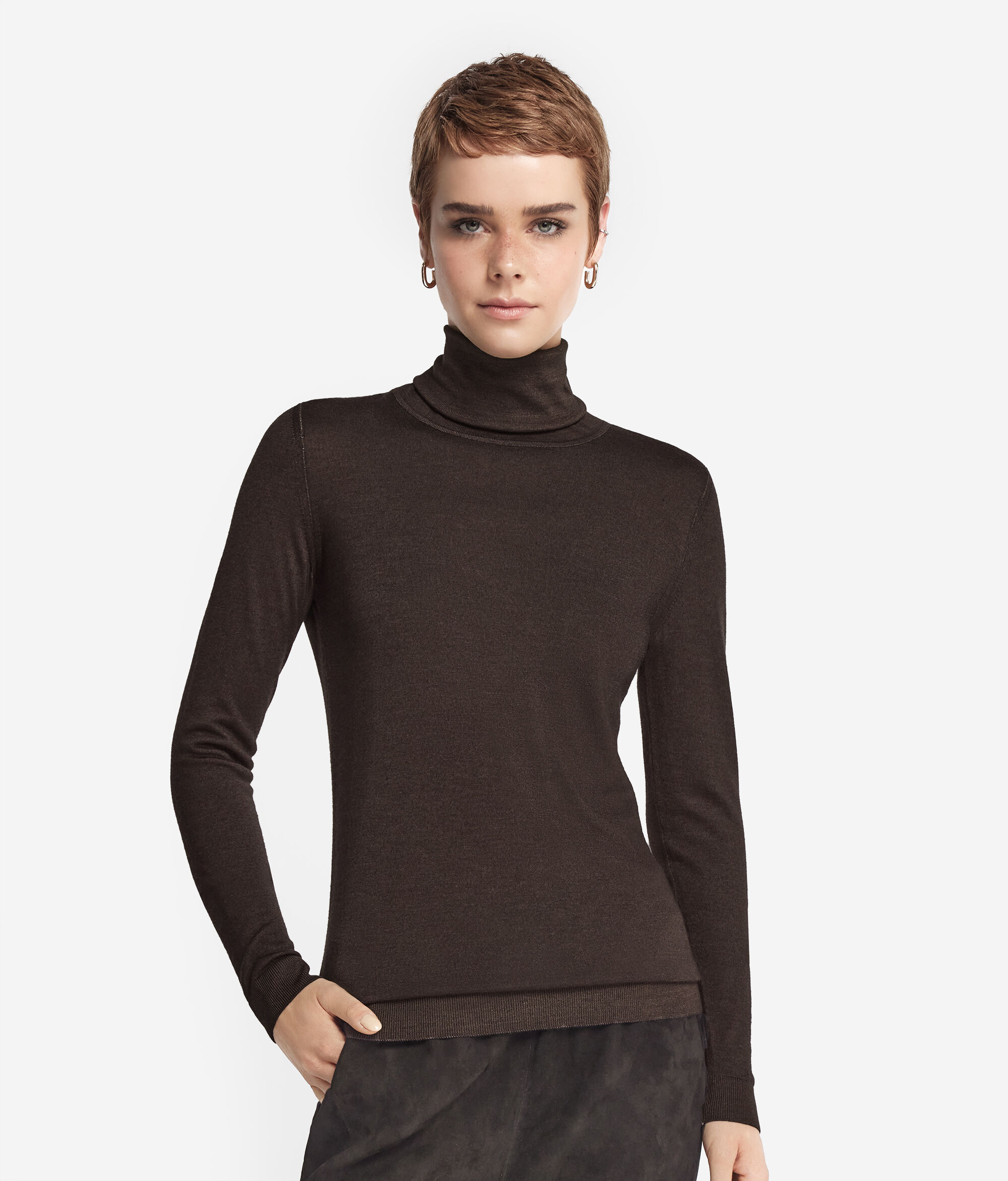 Ultrafine Cashmere Turtleneck Jumper