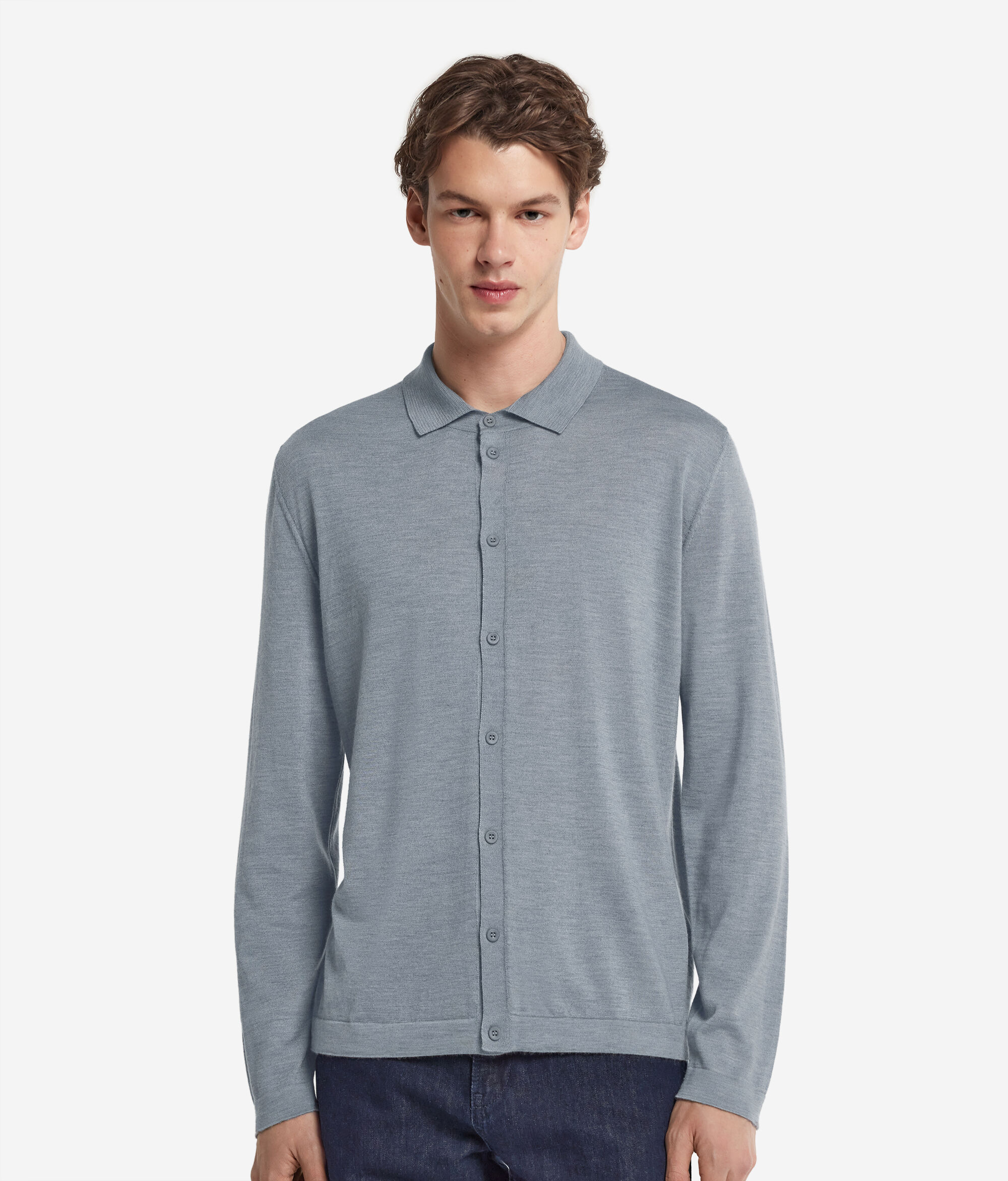 Ultrafine Cashmere Knit Shirt