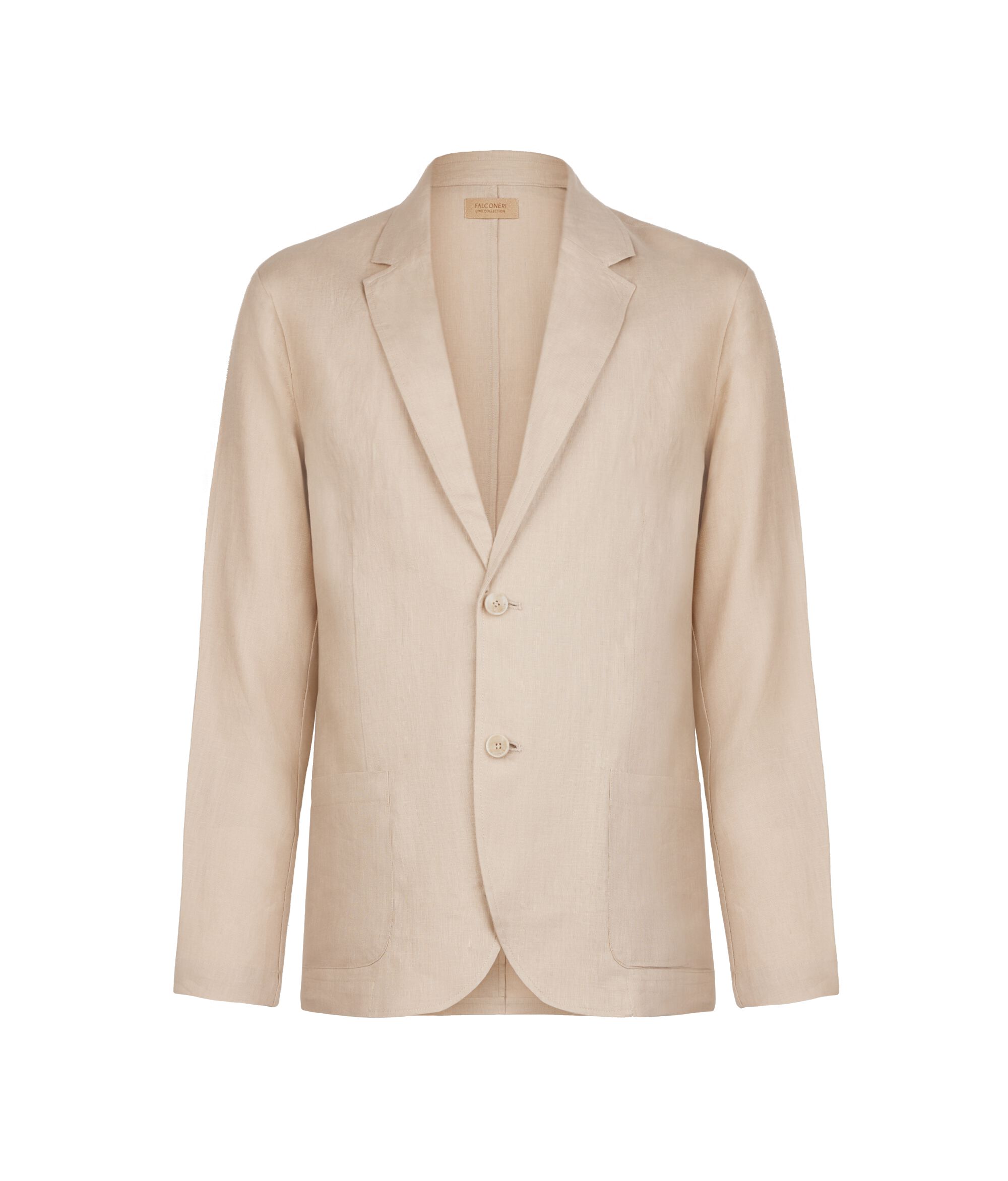 Linen Jacket Colore Beige Corda