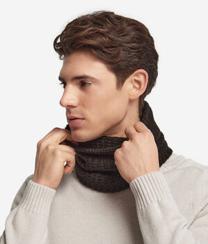Tapaboques amb estampat de canalé de Cashmere