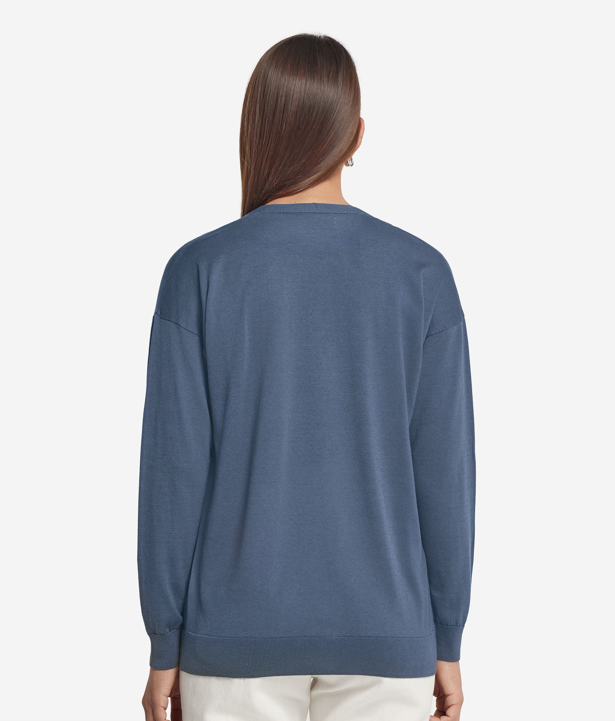 Μακρυμάνικη Ζακέτα από Silk Cotton