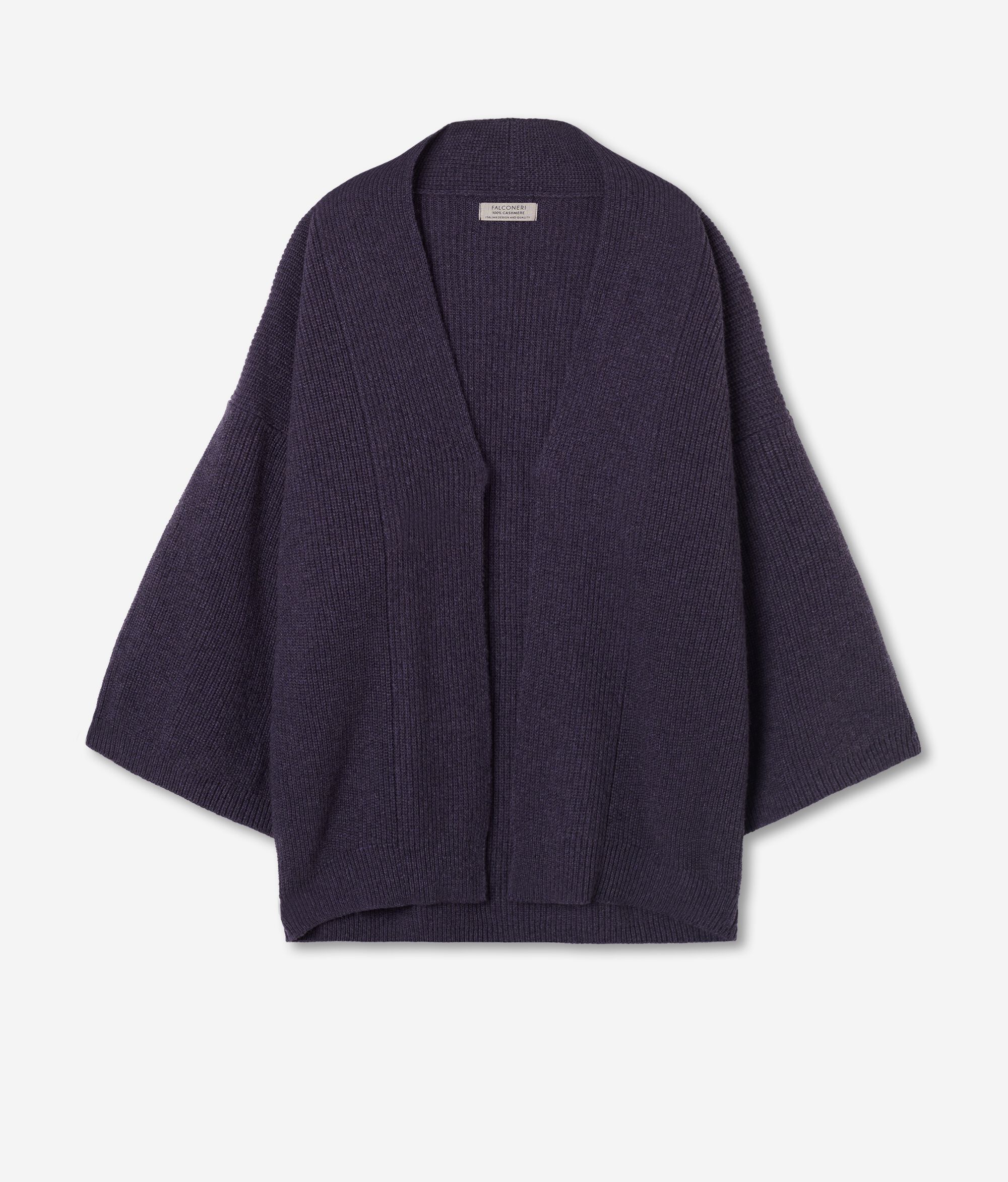 Κάπα από Ultrasoft Cashmere με Πλέξη Λάστιχο