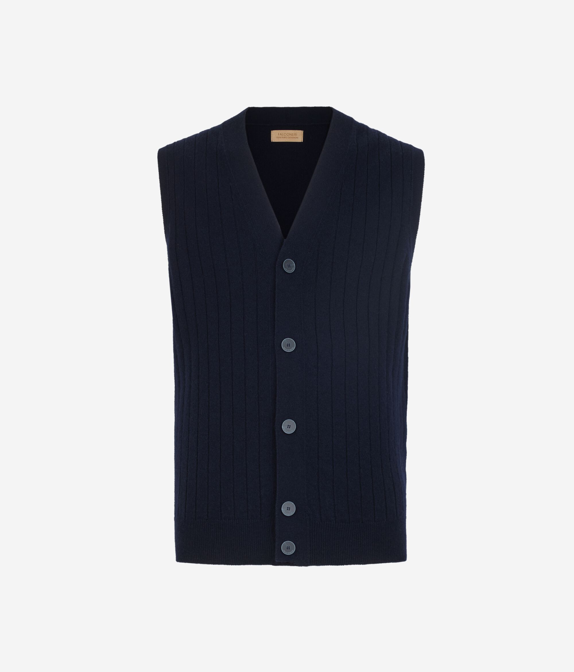 Жилет из ультрамягкого кашемира на пуговицах