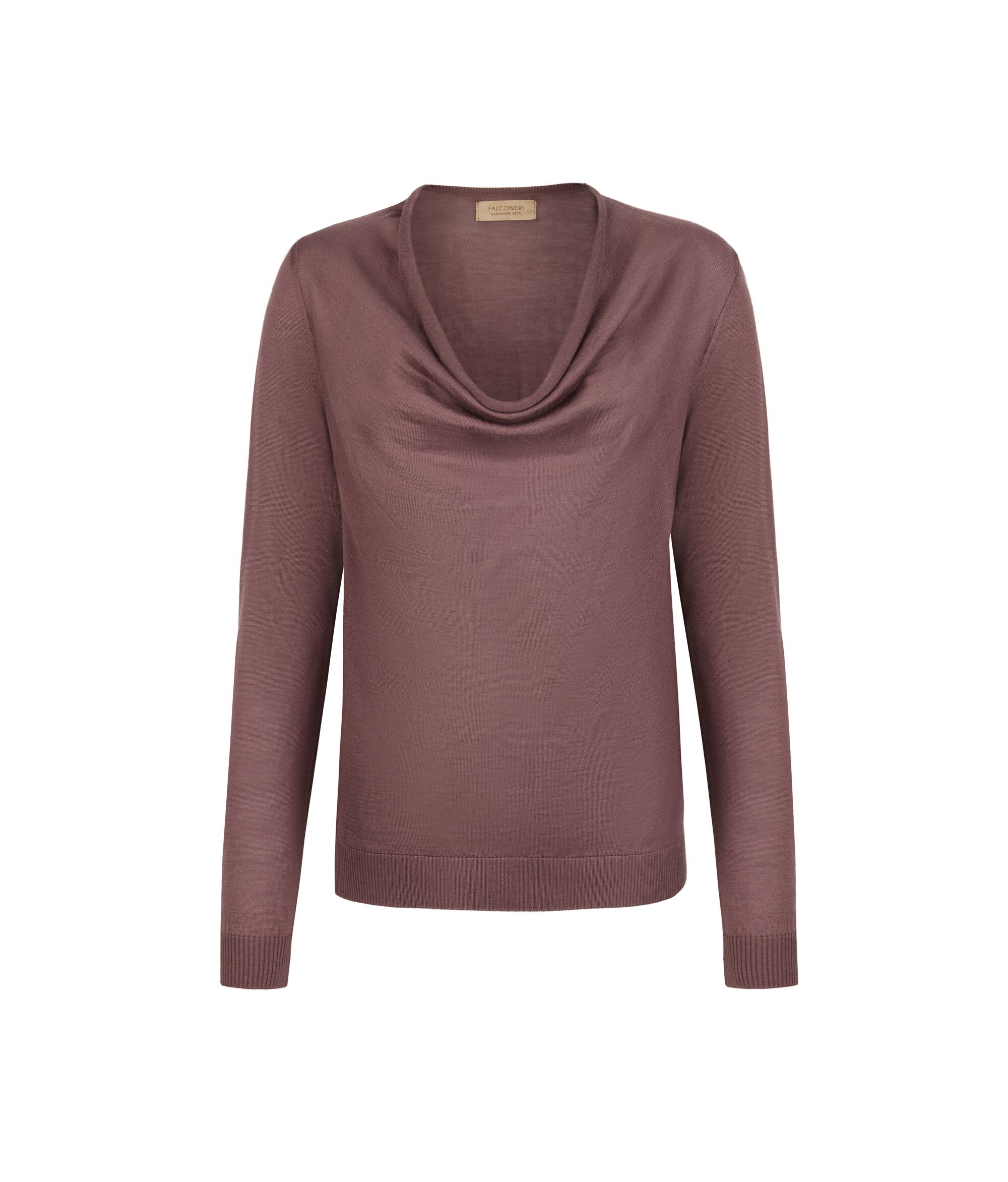 Silkfine Cashmere draped jumper
