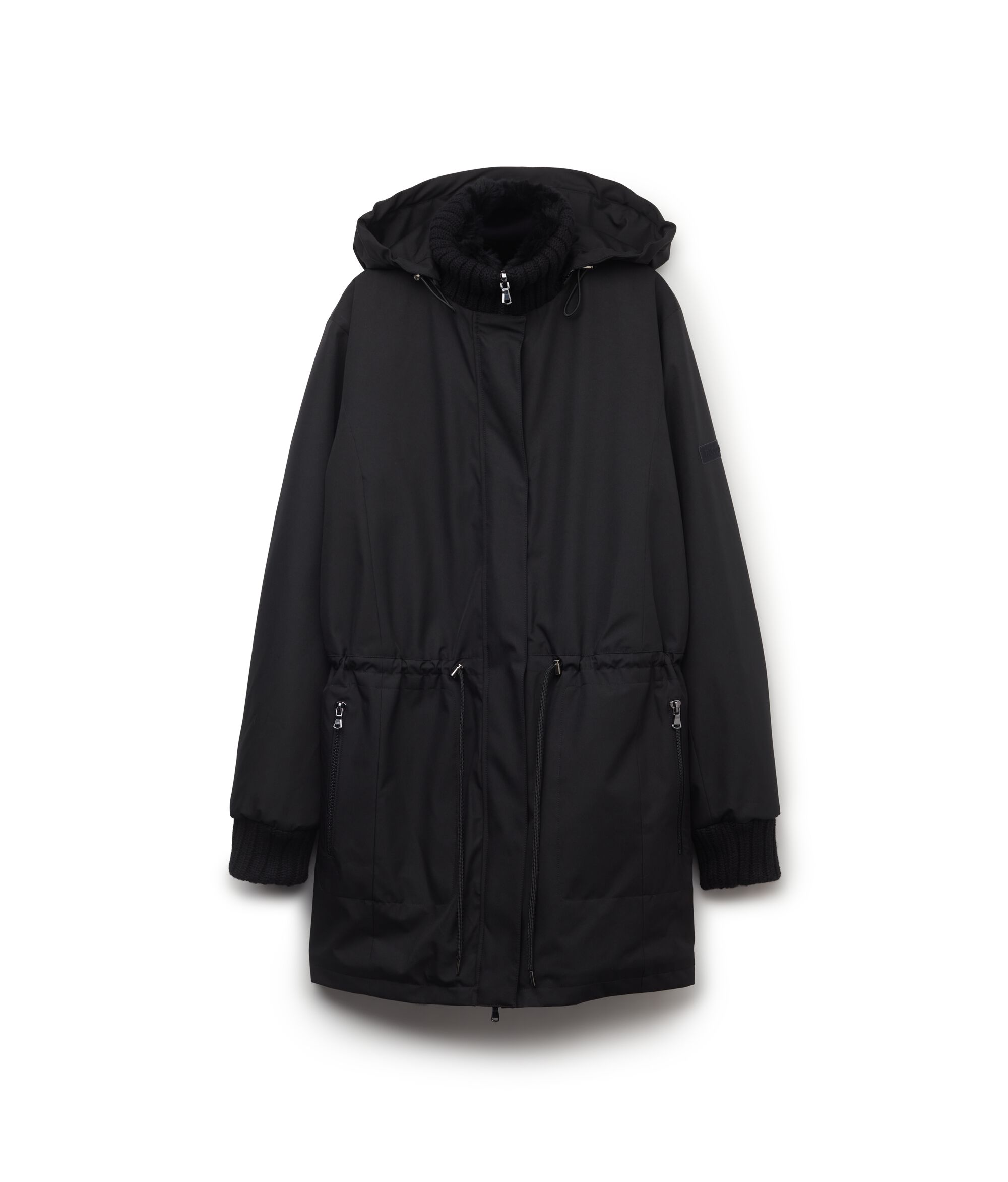 Funktionsjacke zum Wenden mit Kaninchenfutter