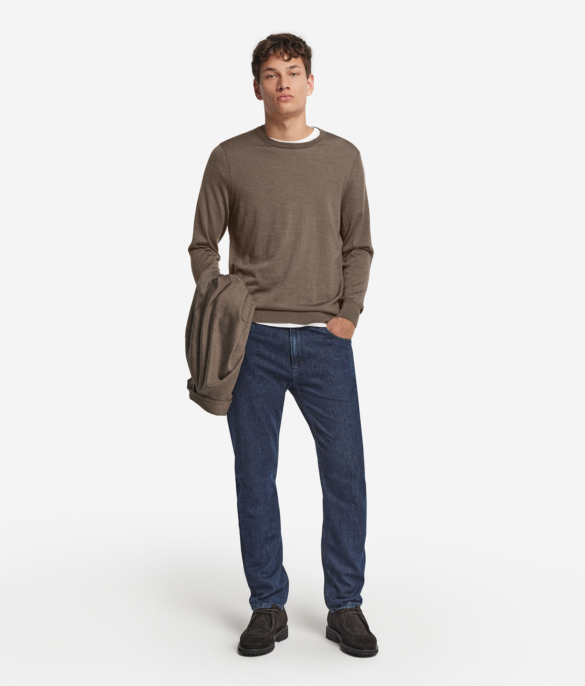 Round-Neck Ultrafine Cashmere Jumper