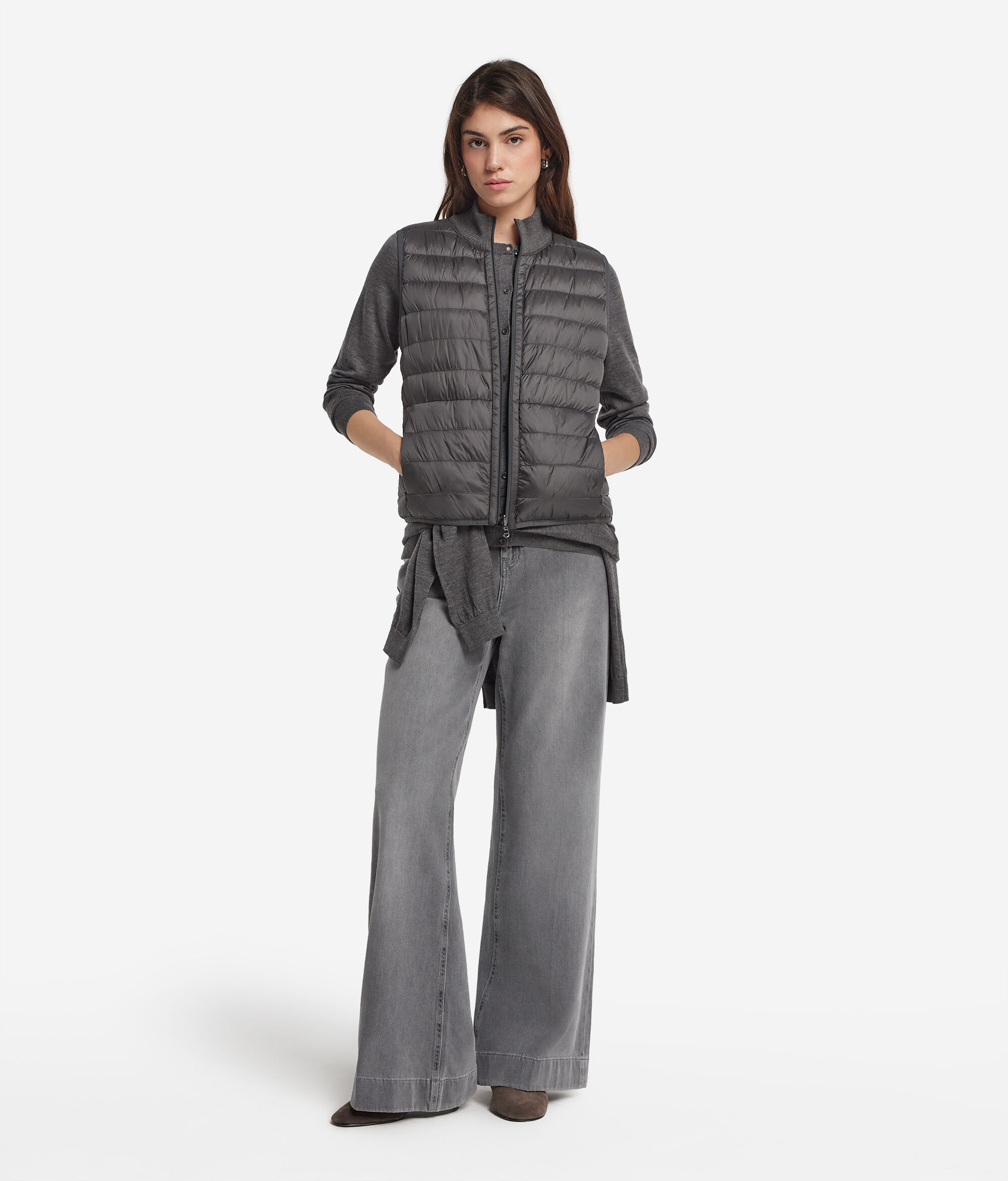 Reversible Cashmere Down Vest