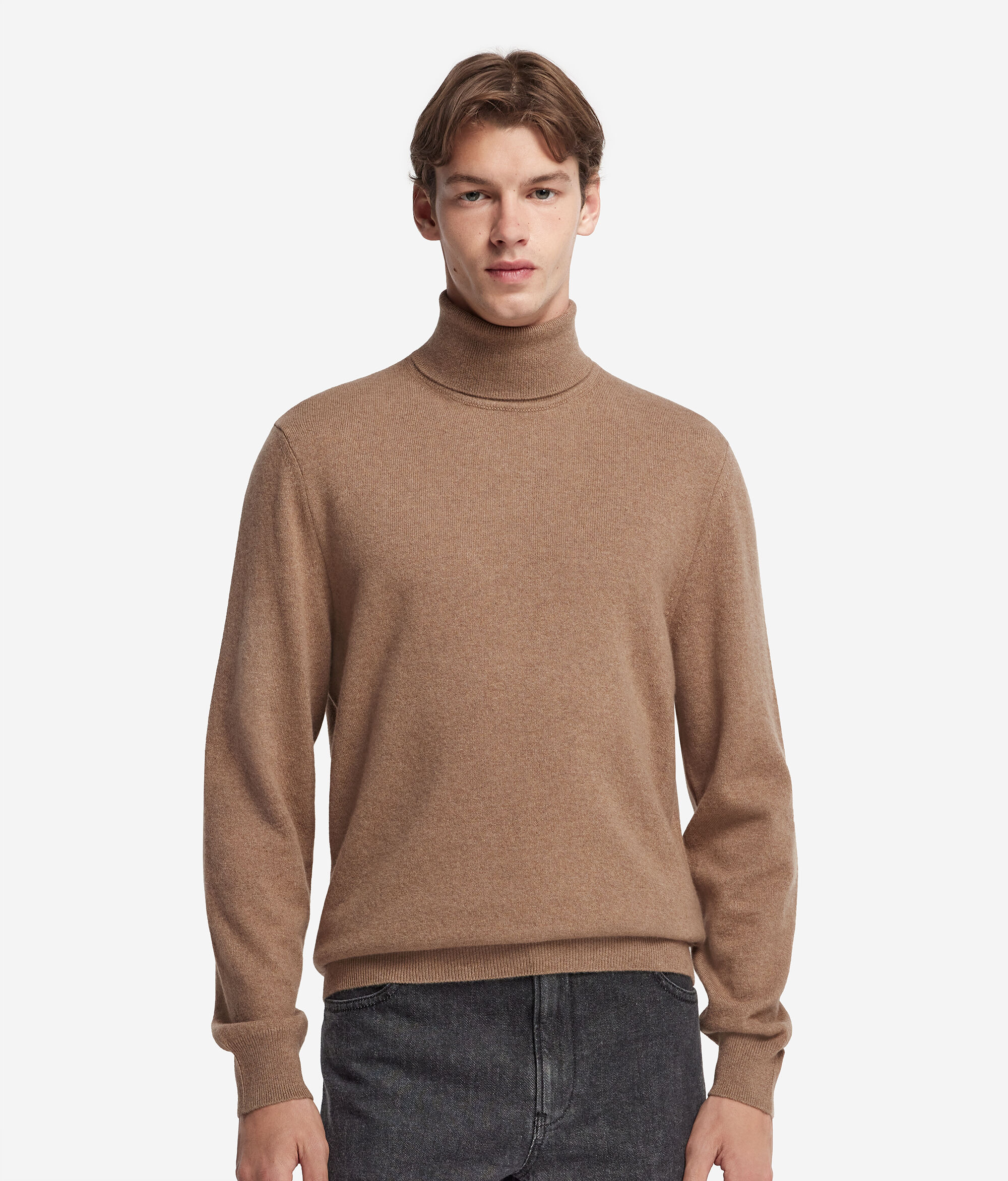 Col roulé homme en cachemire ultra-doux