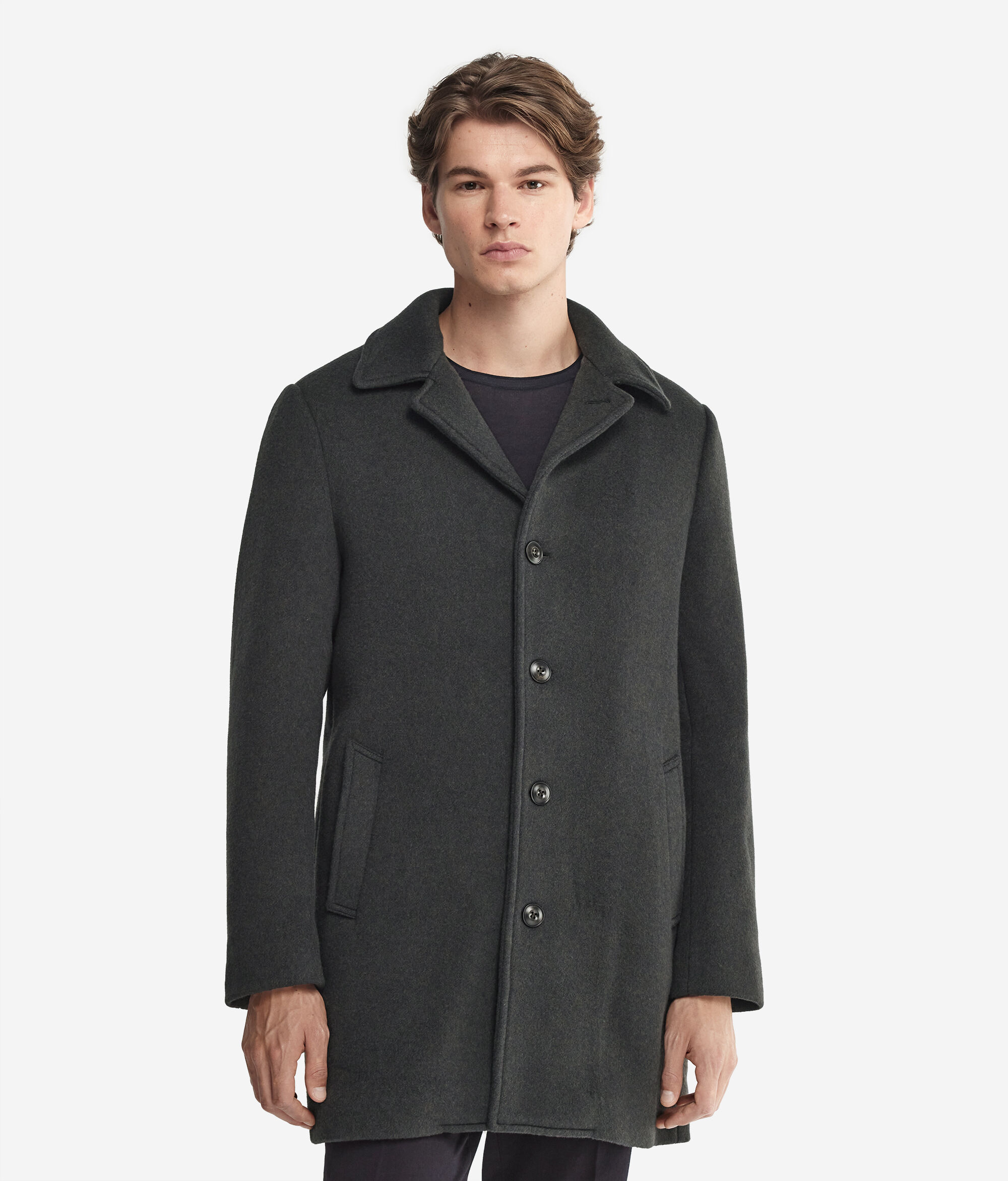 Ultrasoft Cashmere Single-Breasted Coat