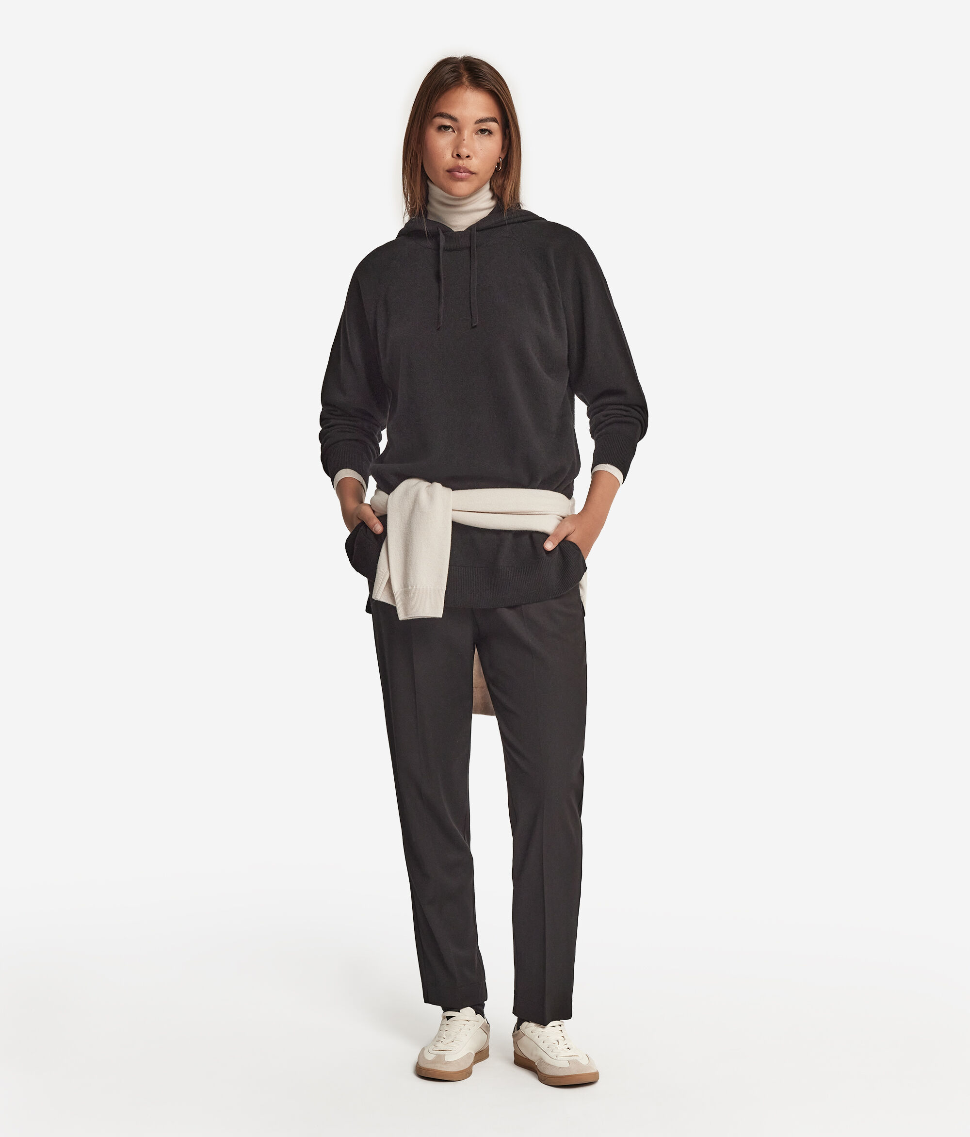 Ultrasoft Cashmere Hooded Sweatshirt