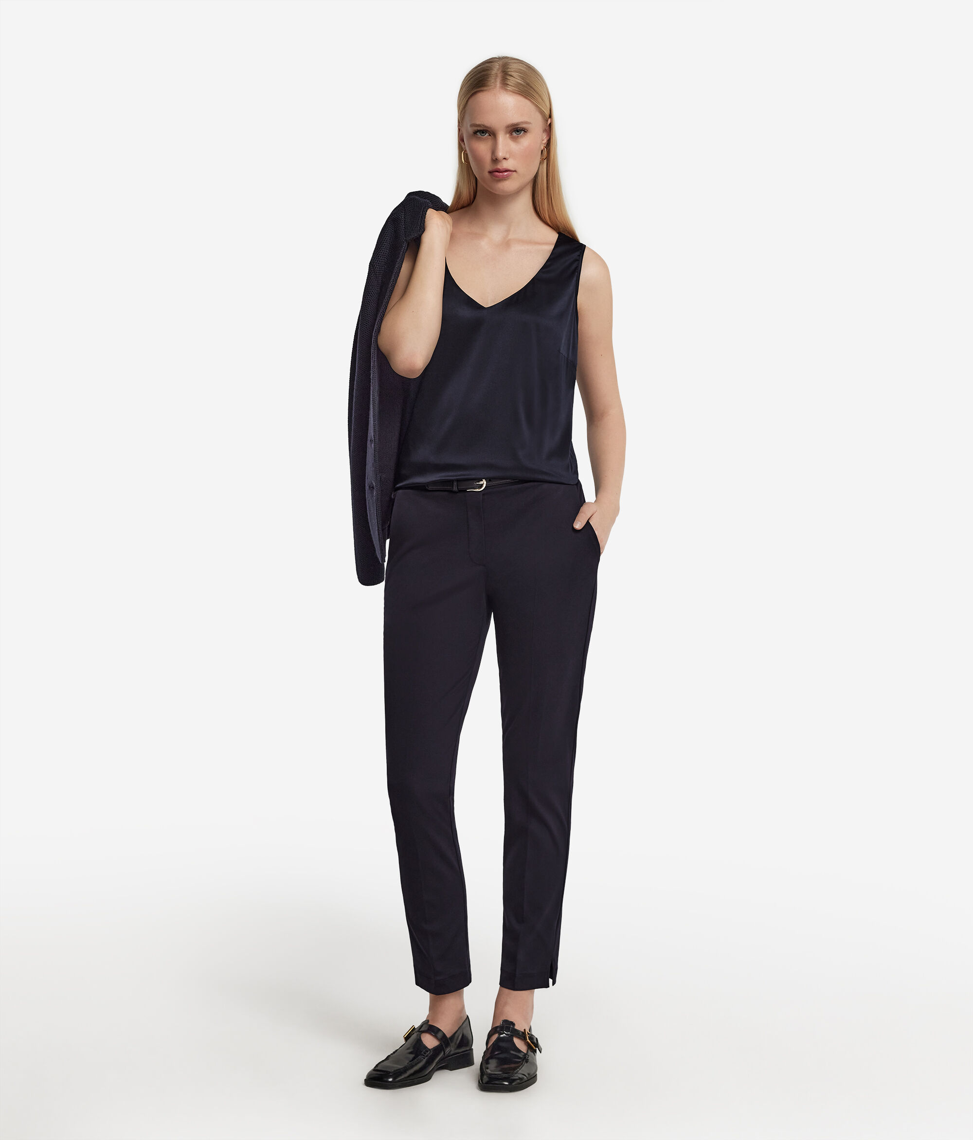 V-Neck Silk Camisole