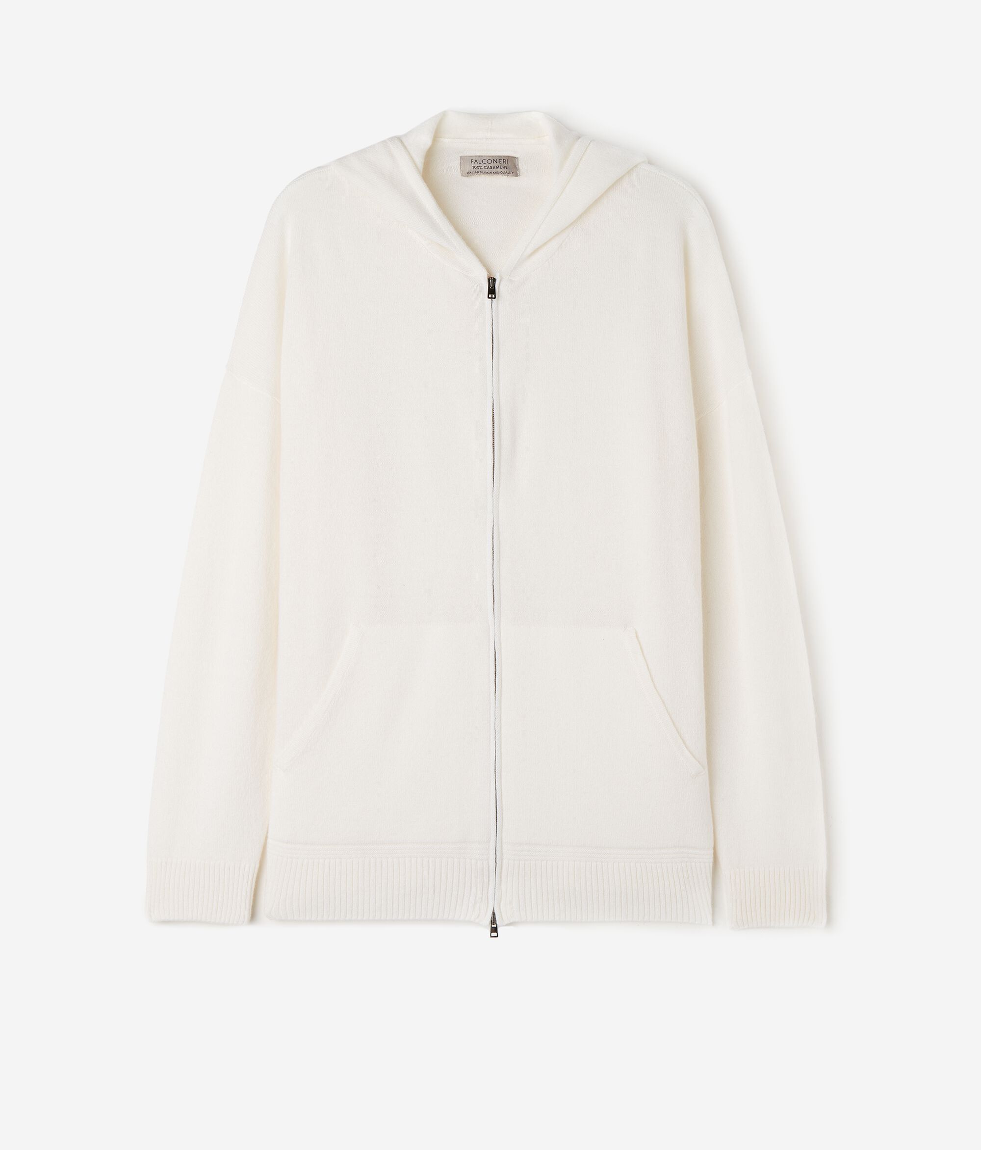 Bluza z kapturem z kaszmiru Ultrasoft