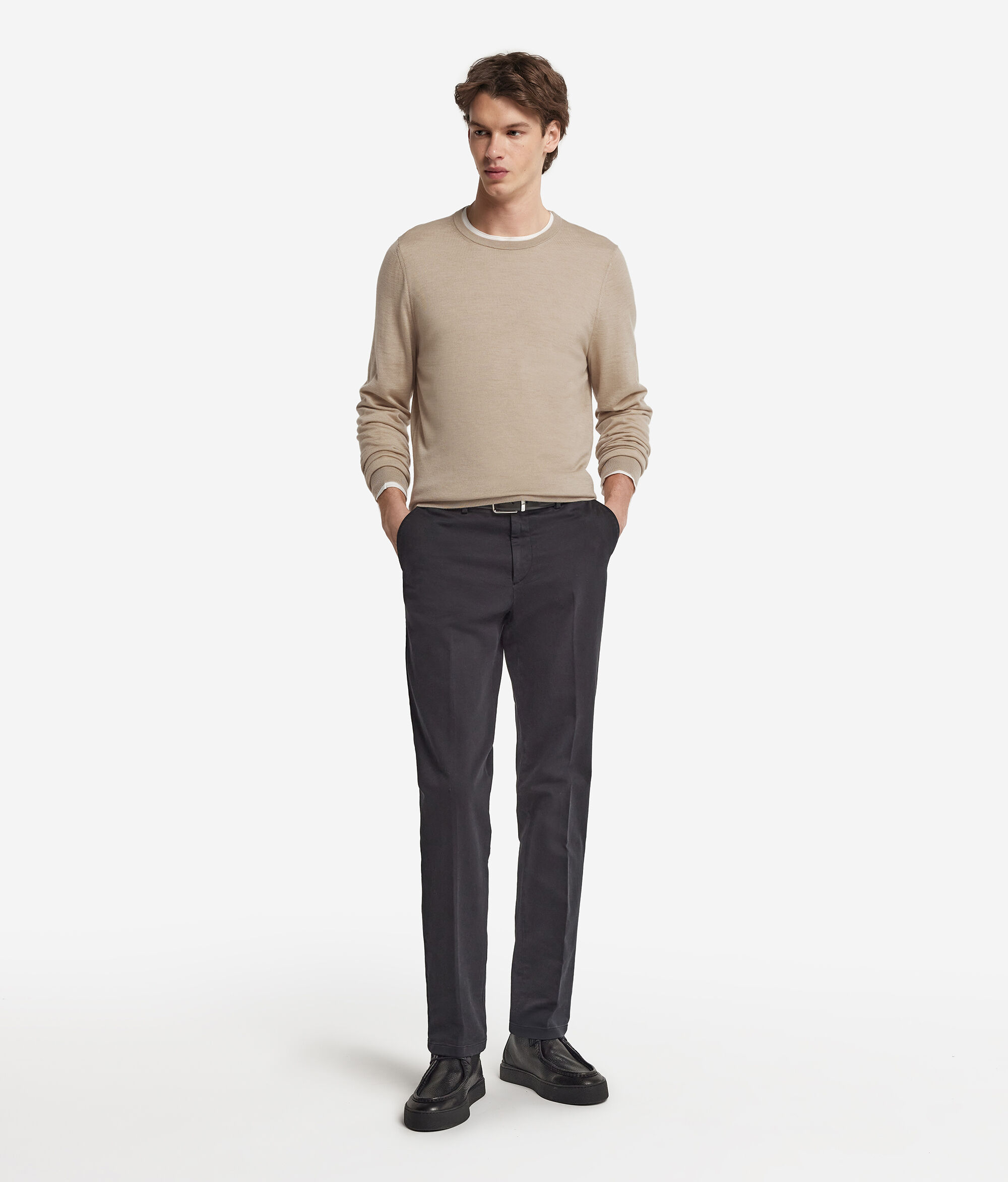 Round-Neck Ultrafine Cashmere Jumper
