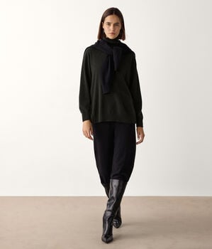 Ultrasoft Cashmere Turtleneck Sweater with Slits