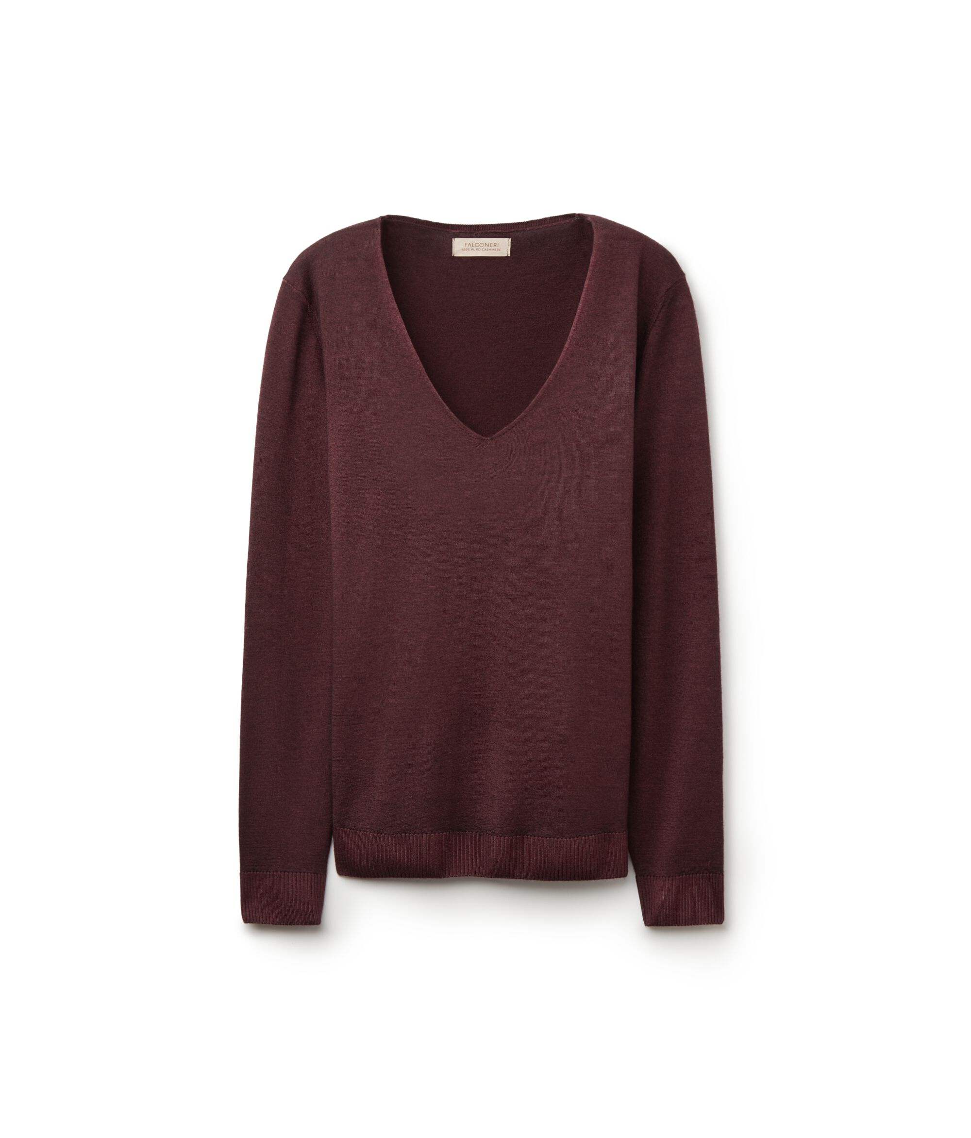 Μπλούζα από Ultrafine Cashmere με Λαιμόκοψη V