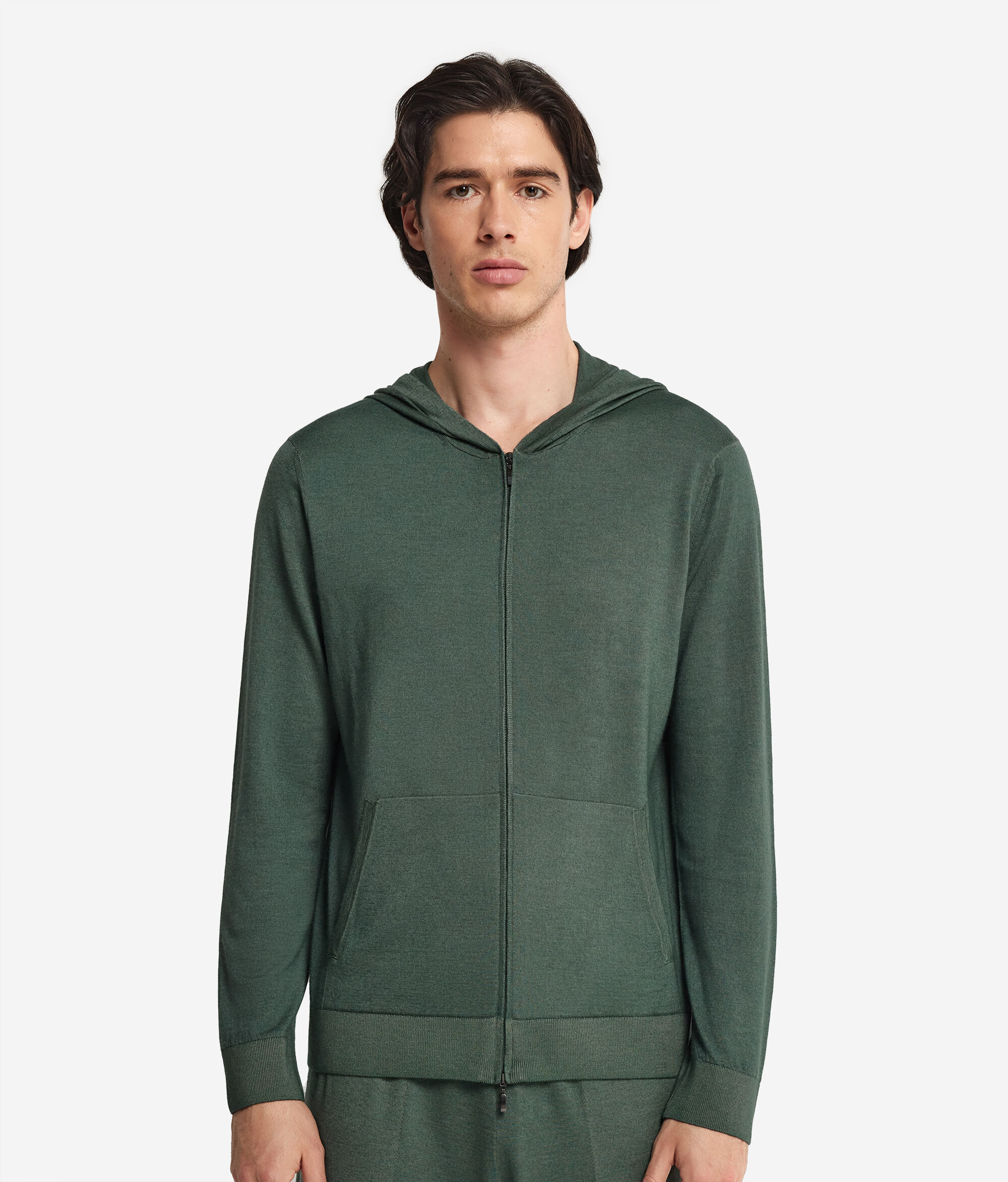 Sweatshirt com Capuz em Ultrafine Cashmere