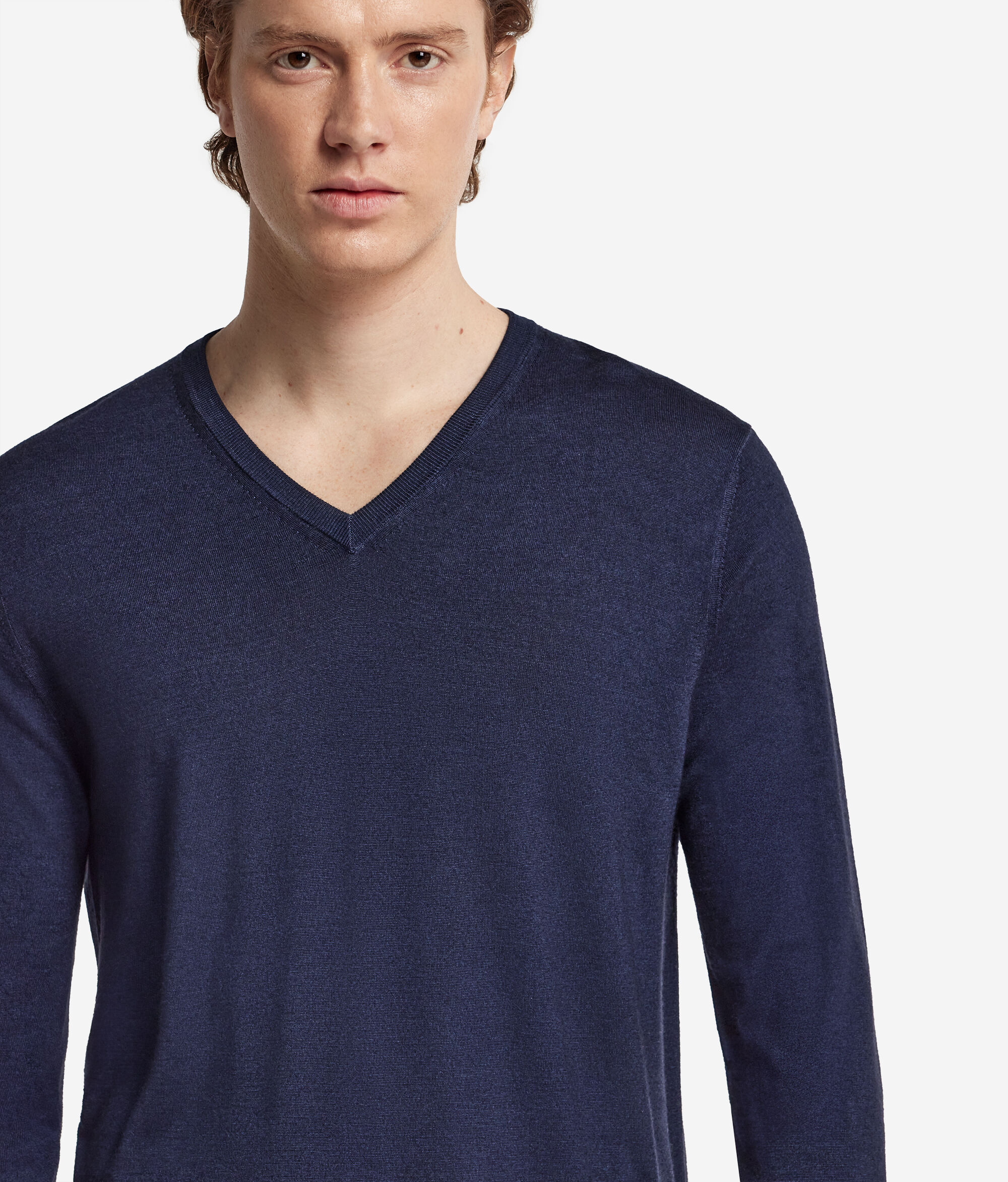 Ultrafine Cashmere V-Neck Sweater