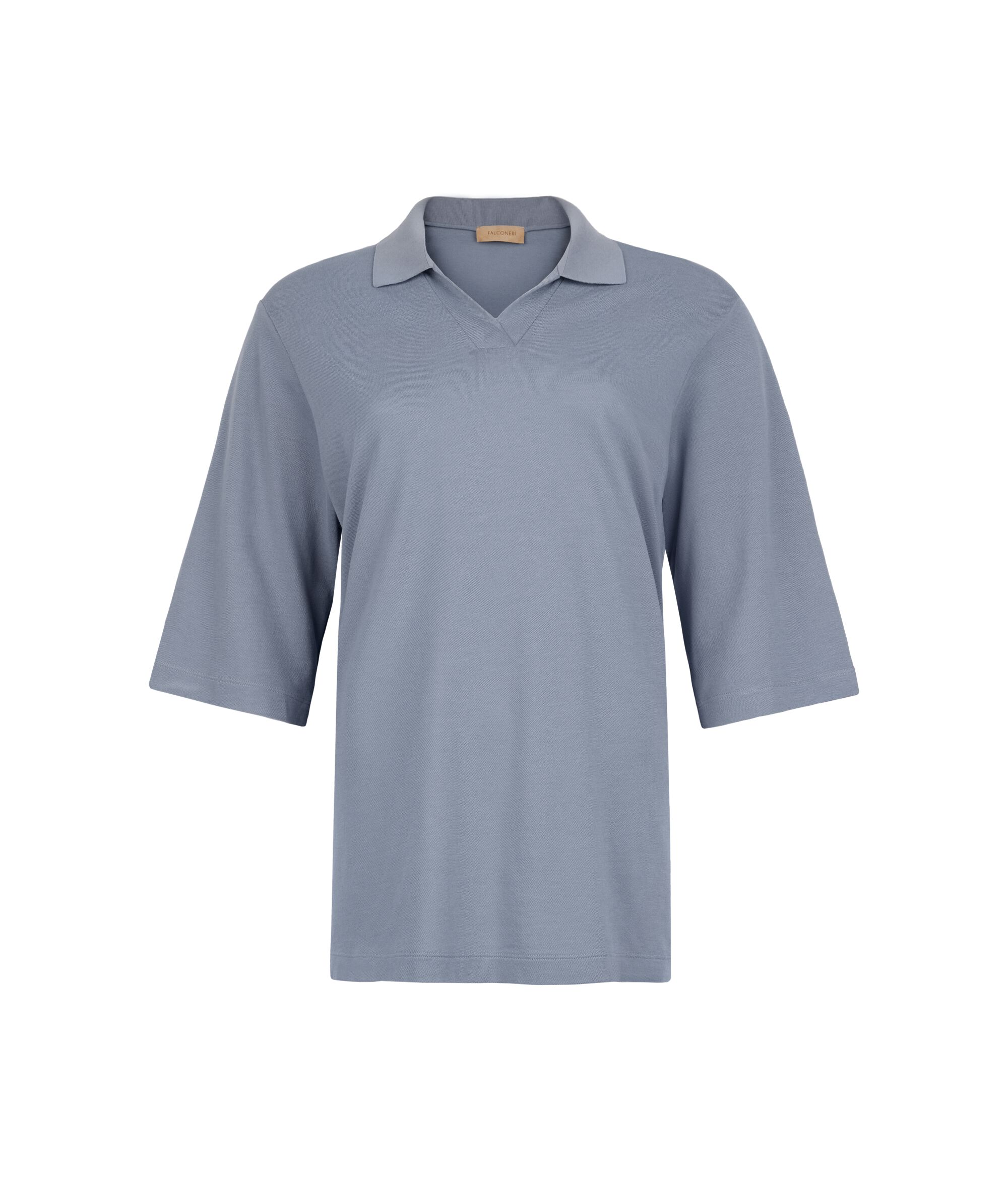 Cotton Piqué and Silk Polo