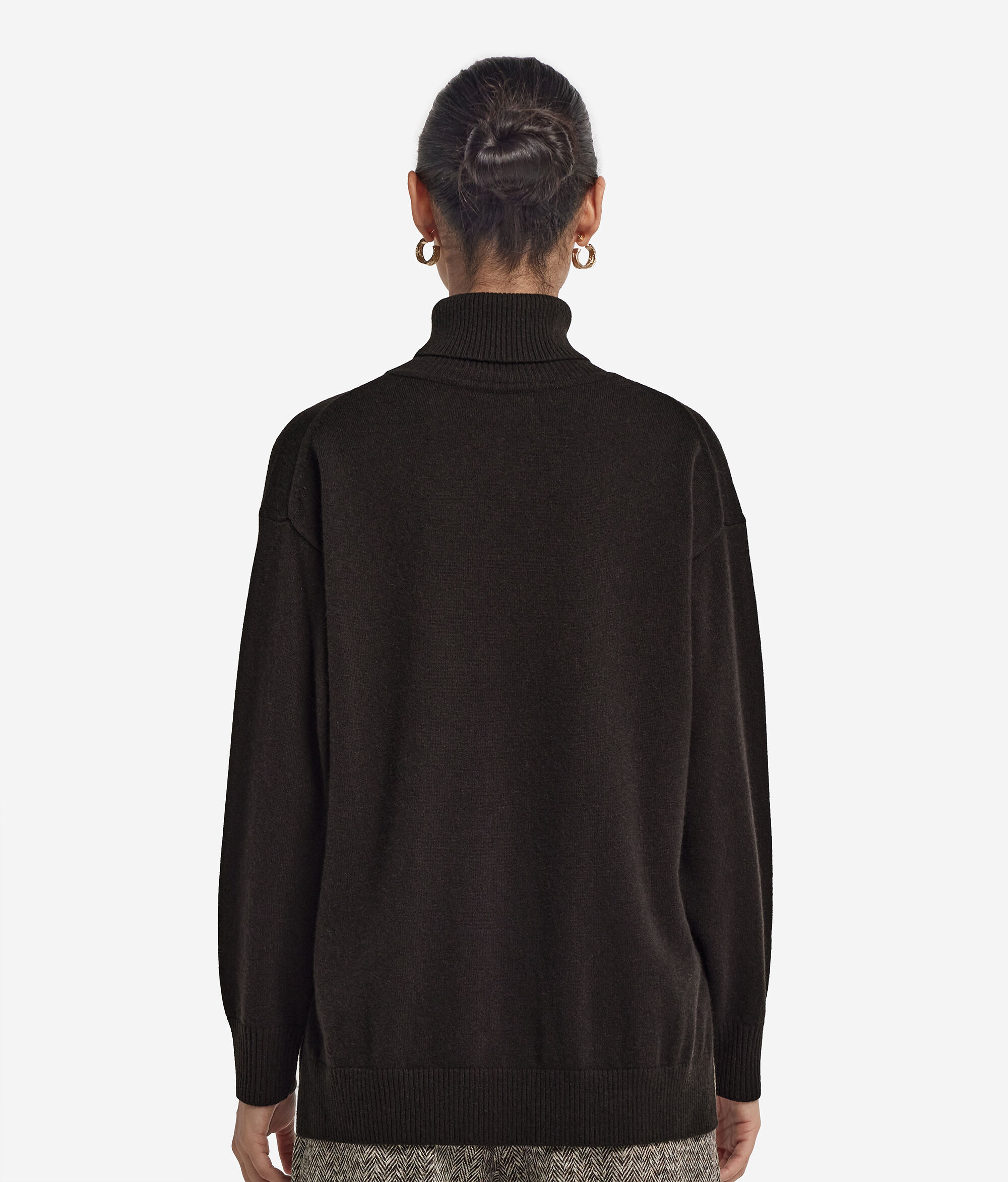 Ultrasoft Cashmere Turtleneck with Slits