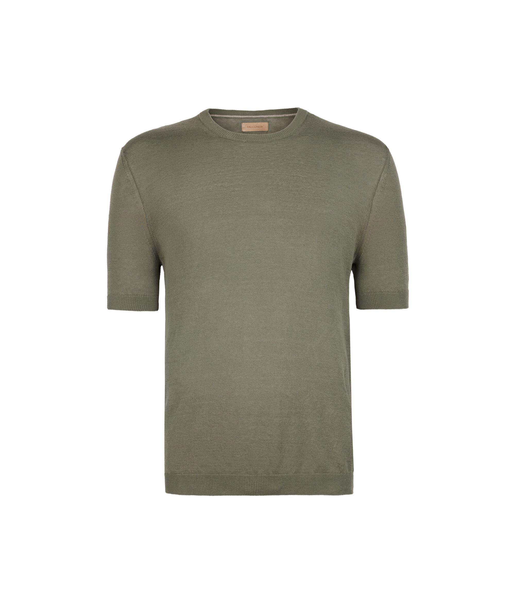 T-Shirt aus Baumwoll-Leinen