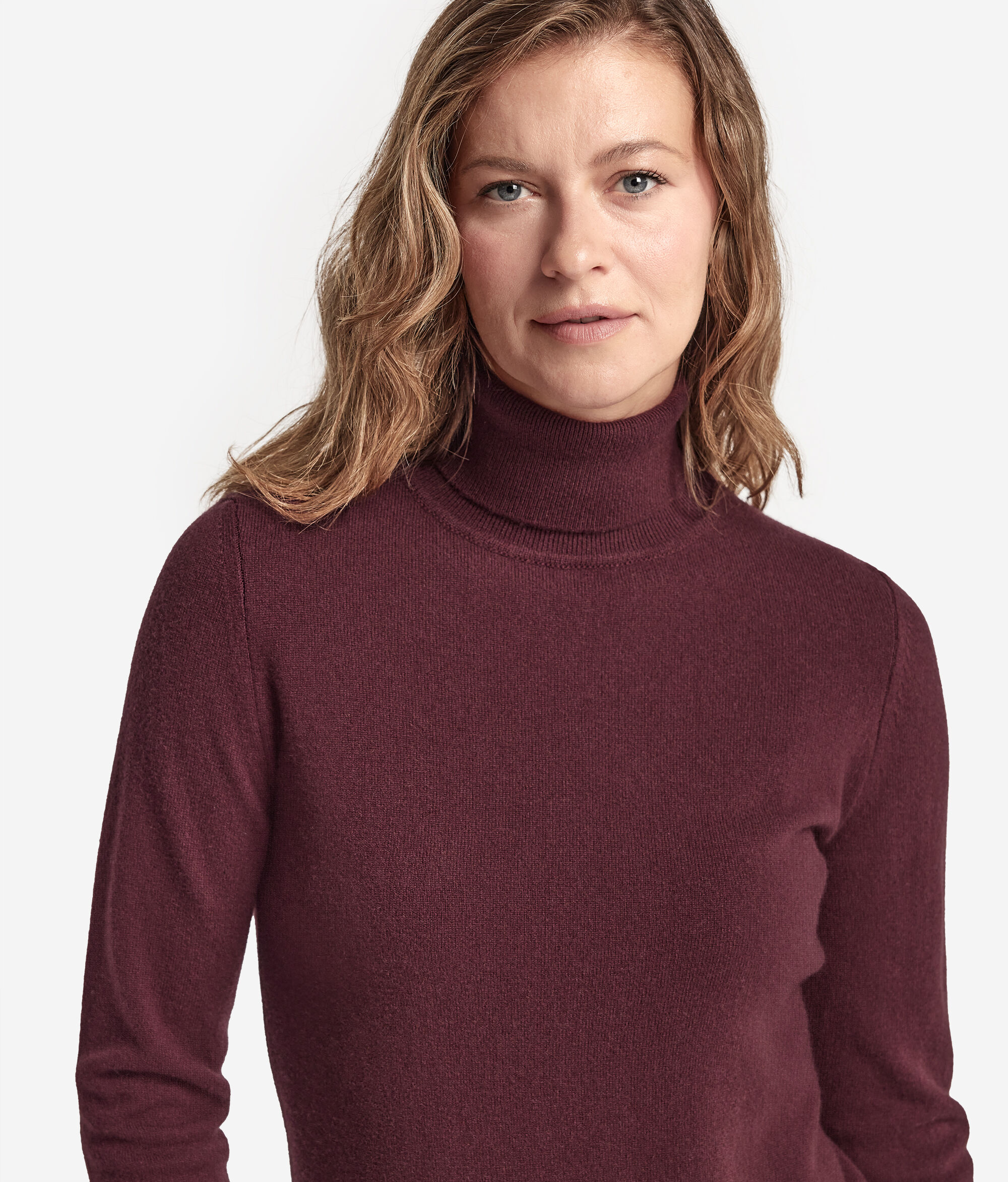Col roulé femme en cachemire ultra-doux