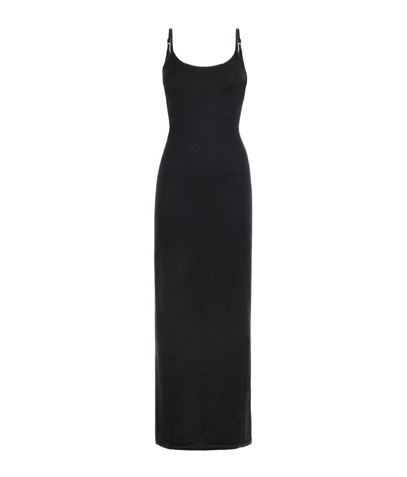 Falconeri Ultrasoft Cashmere slip dress Woman Black
