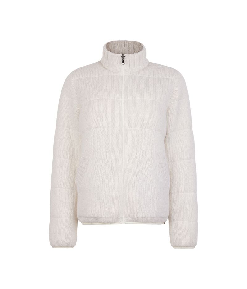 Falconeri Cashmere Tricot Lamé Reversible Short Quilted Jacket Woman Bow Lamè Size L
