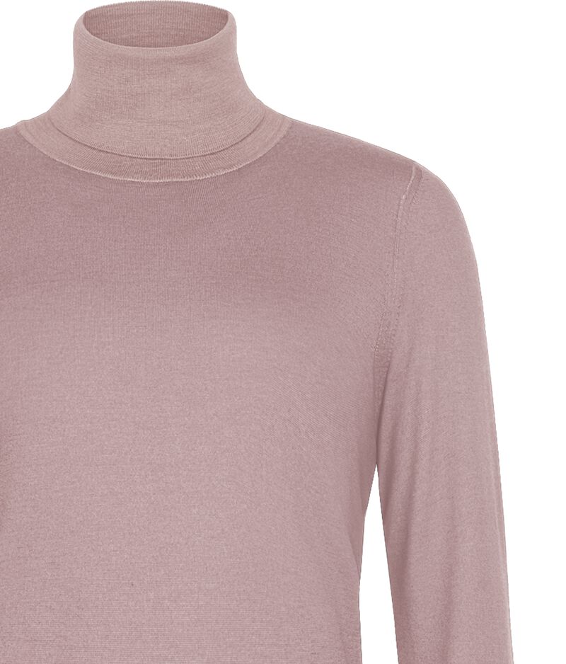 Falconeri Ultrafine Cashmere Turtleneck Woman Dusty Rose Tc Size L