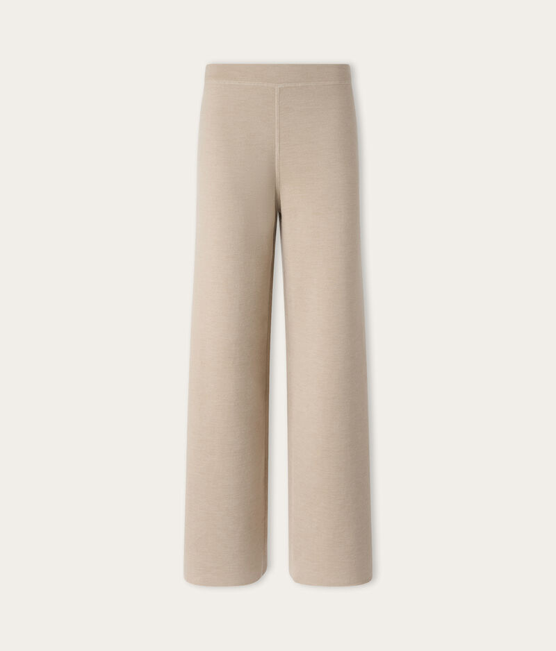 Falconeri Ultrasoft Cashmere reversible pants Woman Corda Mel/grano Mel Size XS