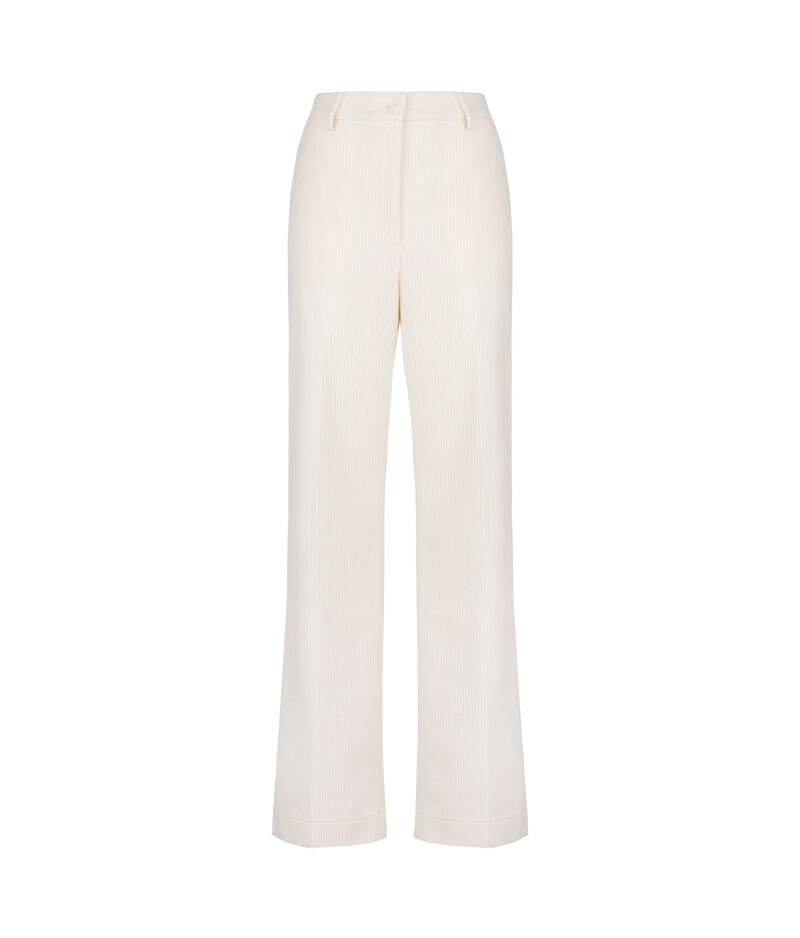 Falconeri Wool and cashmere velvet pants Woman Bow Size L