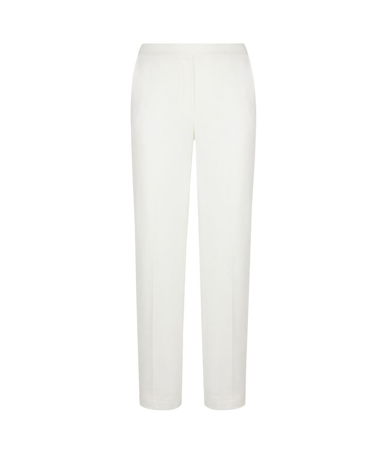 Falconeri Denim Jersey Pants Woman White Size XS