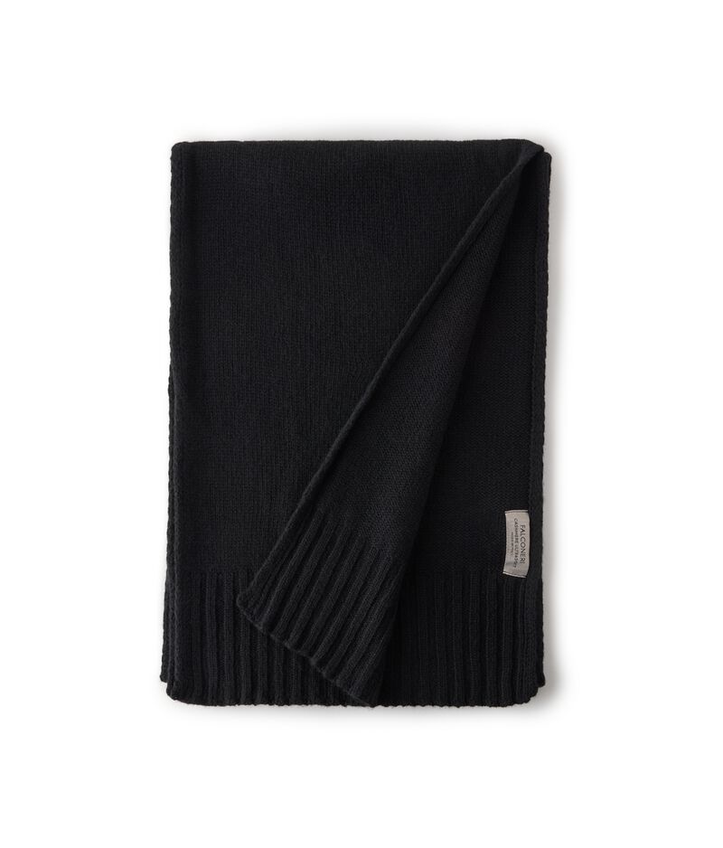 Falconeri Cashmere scarf Man Black Size TU