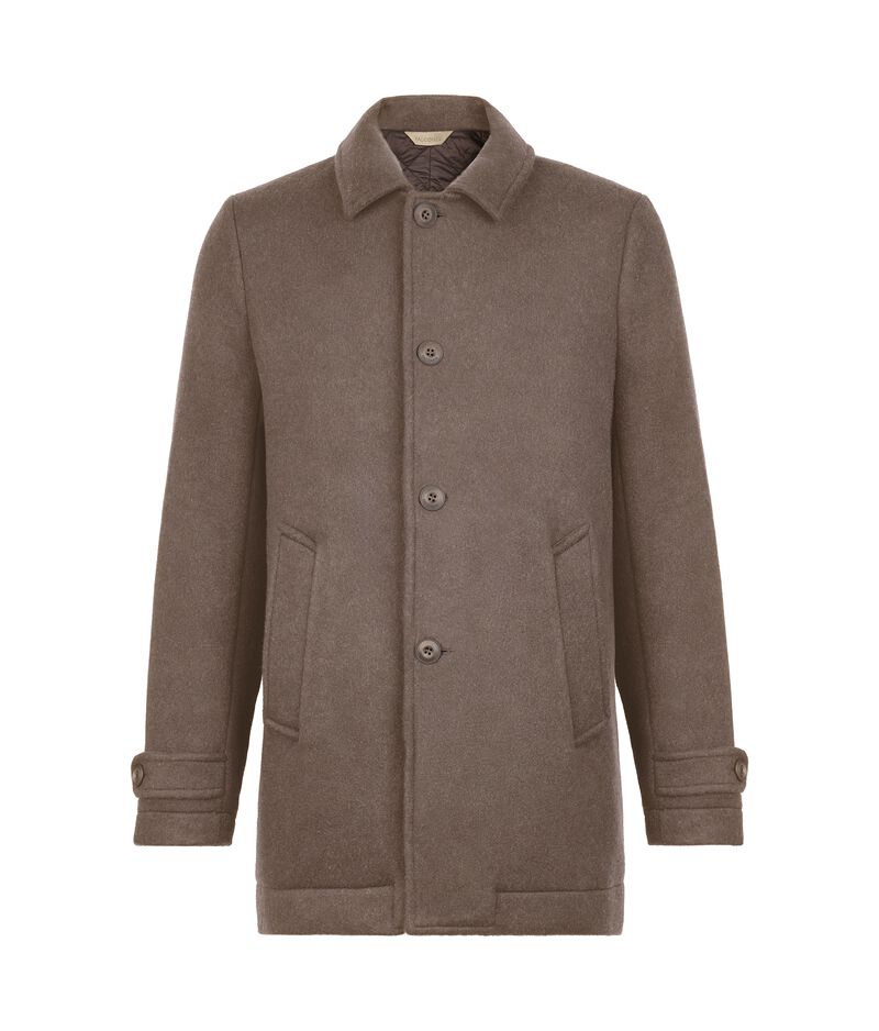 Falconeri Peacoat monopetto in cashmere Uomo Marrone Tortora Taglia 46