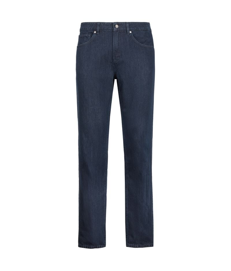 Falconeri Cotton and Linen Jeans Man Blue Size 46
