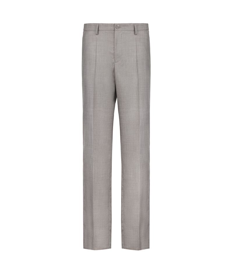 Falconeri Cashmere and silk pants Man Gray Size 48
