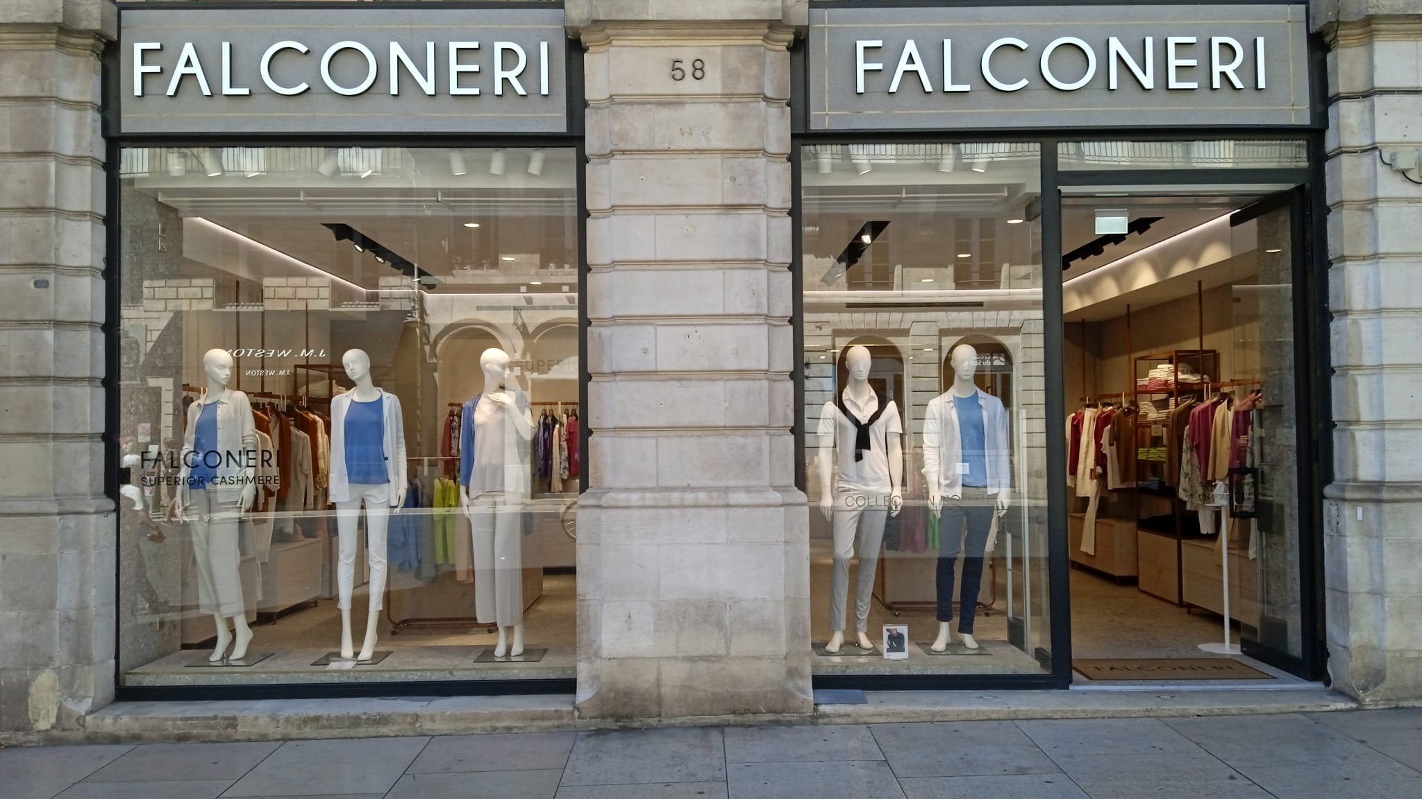 Boutique de pret a porter BORDEAUX 58 COURS DE L INTENDANCE Falconeri